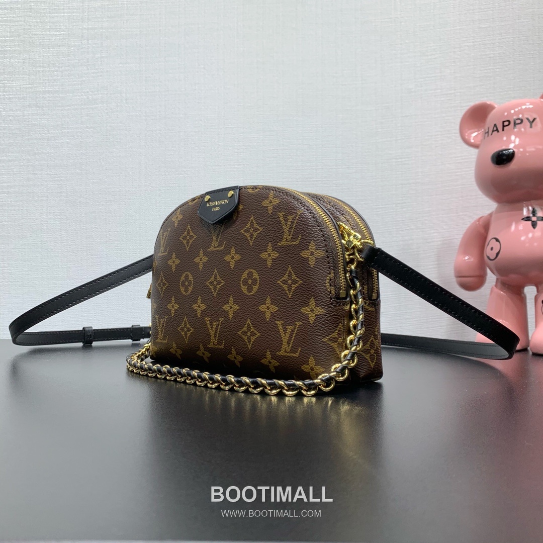 Louis Vuitton Be Alma Monogram Canvas Leather Clutch Shoulder Bag with Chain Detail 루이비통 비 알마 모노그램 캔버스 레더 클러치 숄더백 체인디테일 M12996 27cm 11