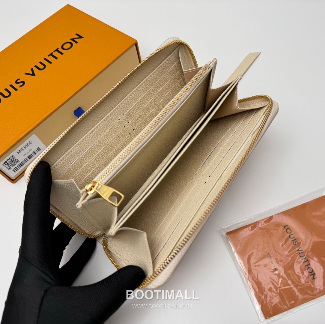Louis Vuitton Zippy Lambskin Leather Long Wallet with Zip Around Detail 루이비통 지피 램스킨 레더 장지갑 집어라운드 M83505 19.5cm 6
