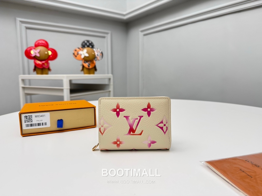 Louis Vuitton Cléa Monogram Empreinte Leather Wallet with Zip Coin Pocket Detail 루이비통 클레아 모노그램 앙프렝뜨 반지갑 지퍼코인포켓 M83481 12cm 1