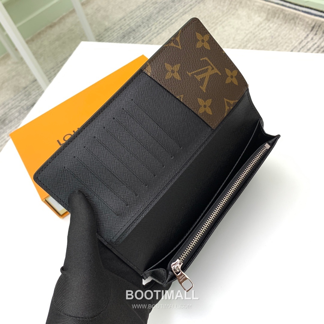 Louis Vuitton Brazza Monogram Macassar Canvas Long Wallet with Card Slot Detail 루이비통 브라짜 모노그램 마카사르 캔버스 장지갑 카드슬롯 M69410 19cm 7