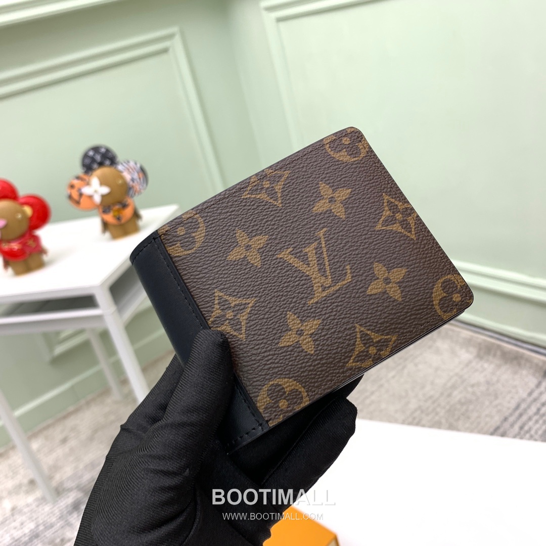 Louis Vuitton Multiple Monogram Macassar Canvas Wallet with Card Slot Detail 루이비통 멀티플 모노그램 마카사르 반지갑 카드슬롯 M69408 11.5cm 4