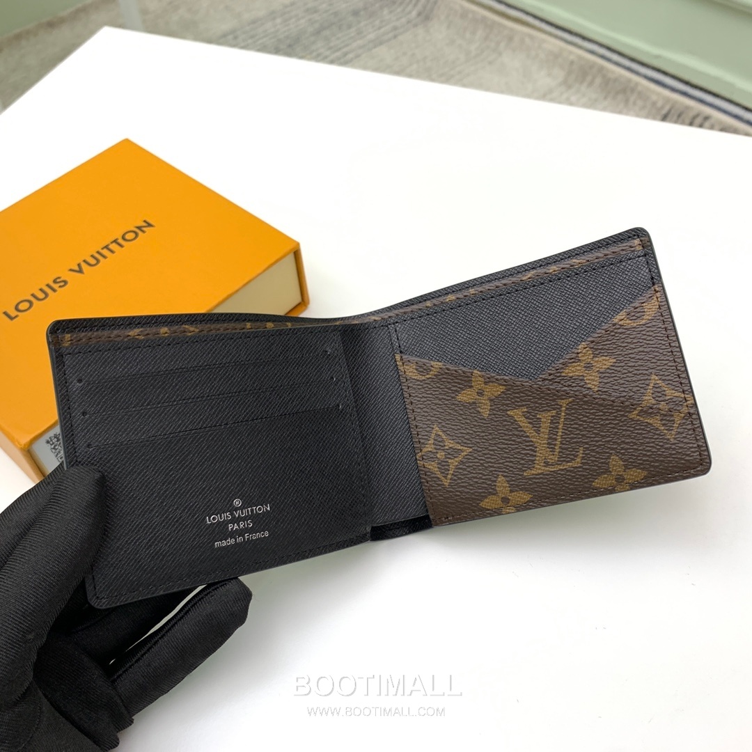 Louis Vuitton Multiple Monogram Macassar Canvas Wallet with Card Slot Detail 루이비통 멀티플 모노그램 마카사르 반지갑 카드슬롯 M69408 11.5cm 5