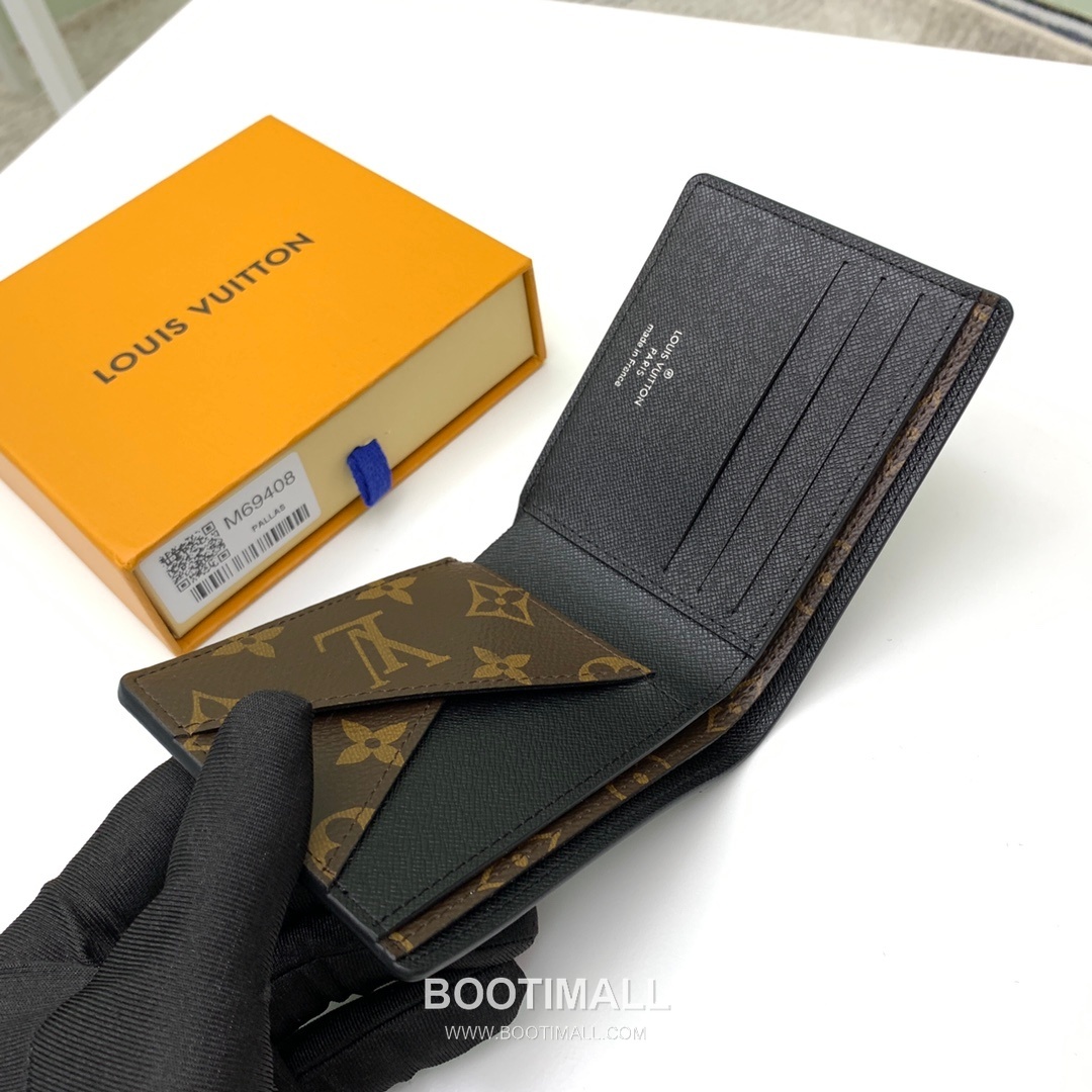 Louis Vuitton Multiple Monogram Macassar Canvas Wallet with Card Slot Detail 루이비통 멀티플 모노그램 마카사르 반지갑 카드슬롯 M69408 11.5cm 7