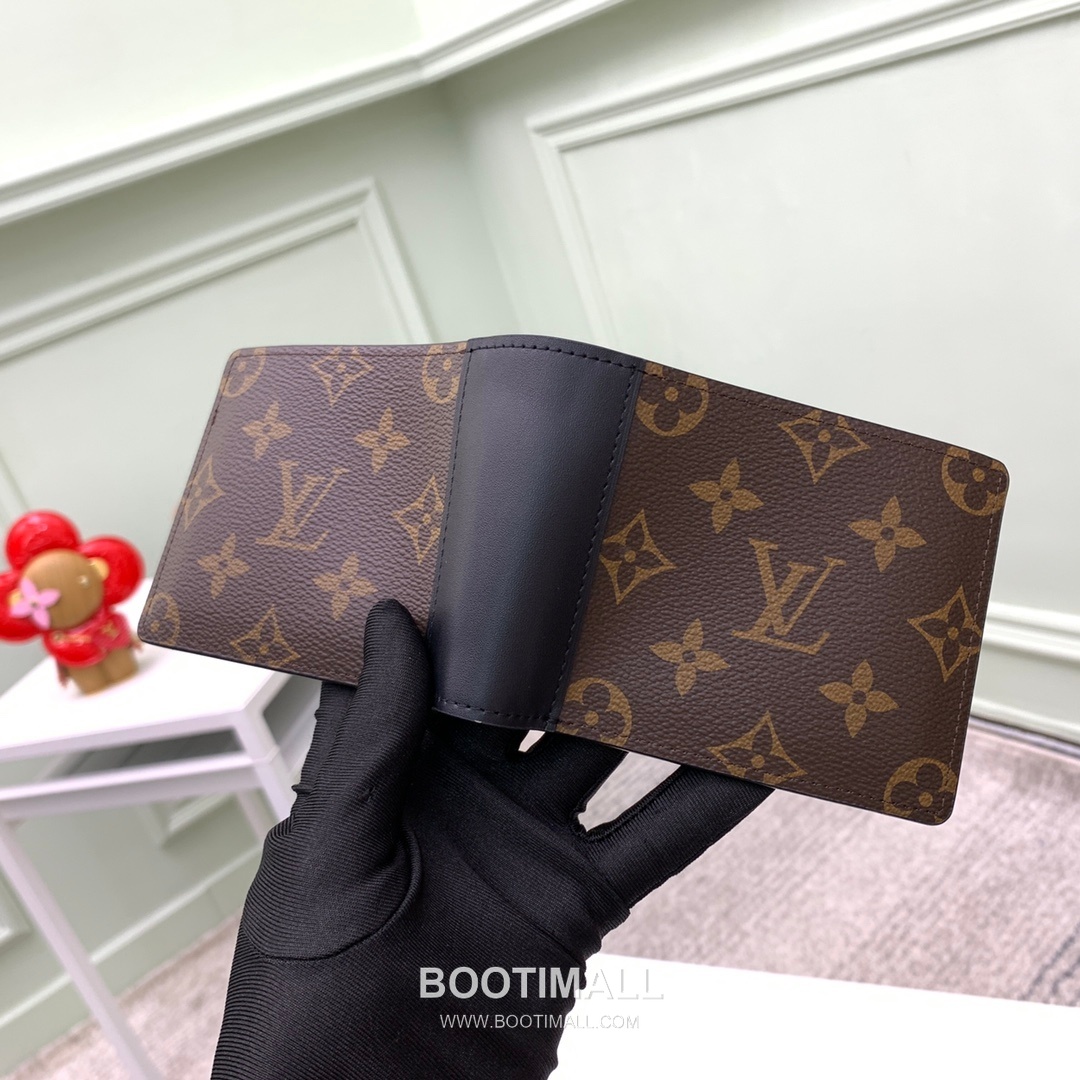 Louis Vuitton Multiple Monogram Macassar Canvas Wallet with Card Slot Detail 루이비통 멀티플 모노그램 마카사르 반지갑 카드슬롯 M69408 11.5cm 8