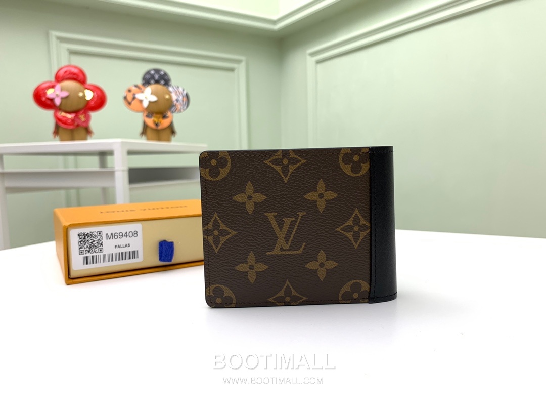 Louis Vuitton Multiple Monogram Macassar Canvas Wallet with Card Slot Detail 루이비통 멀티플 모노그램 마카사르 반지갑 카드슬롯 M69408 11.5cm 9