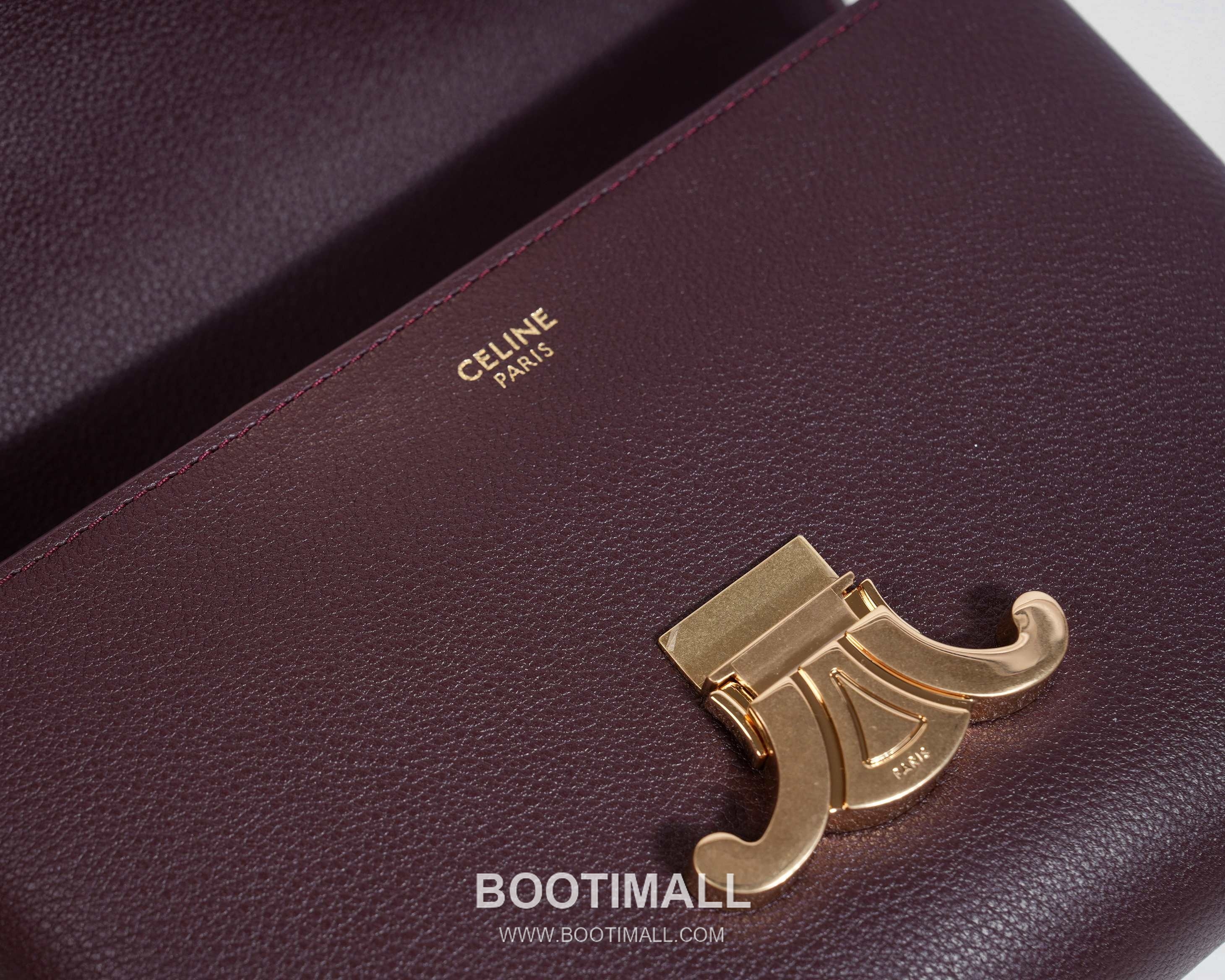 Celine Nino Cowhide Leather Top Handle Crossbody Bag with Triomphe Lock Detail 셀린느 니노 카우하이드 탑핸들 크로스백 트리옹프락 117523 26cm 7