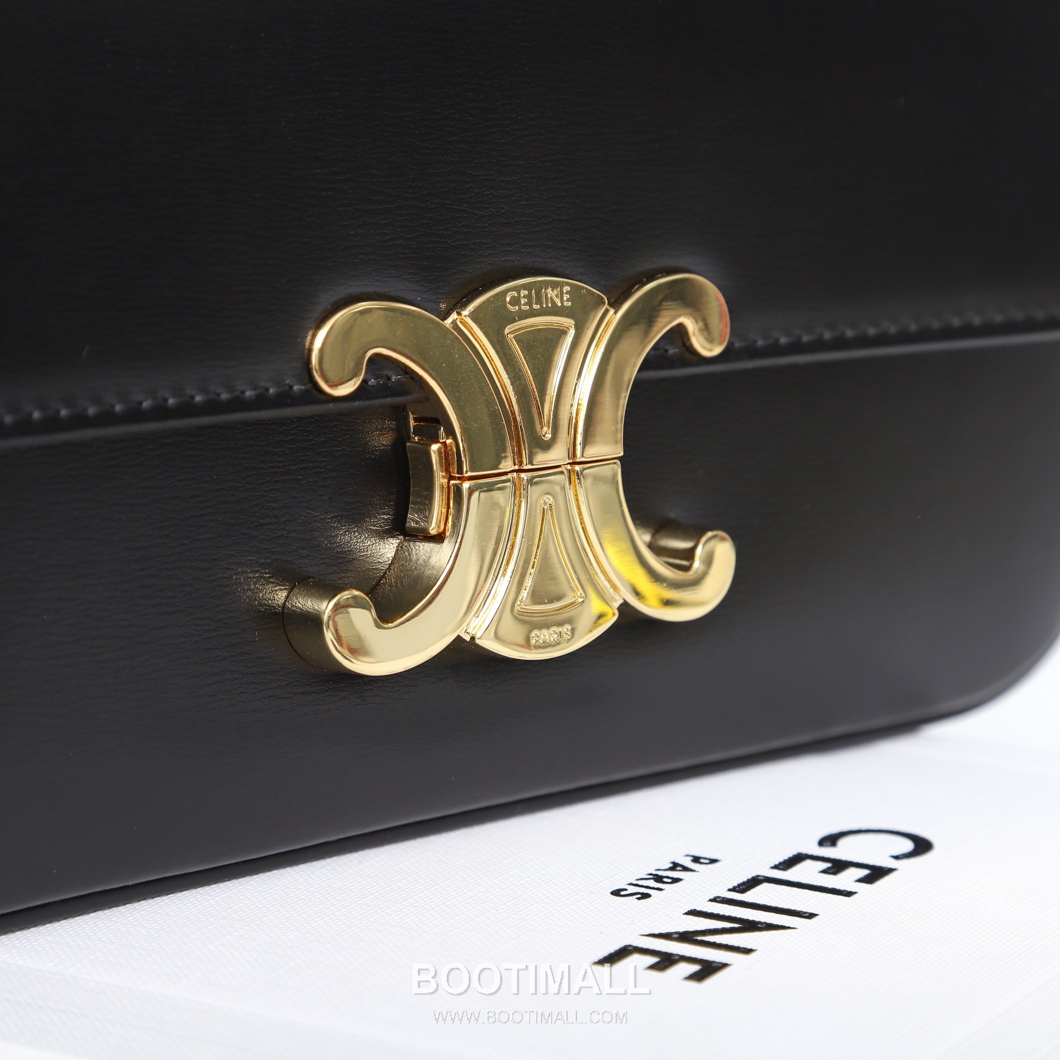 Celine Cowhide Leather Shoulder Crossbody Bag with Minimal Flap Detail 셀린느 카우하이드 숄더 크로스백 미니멀플랩 194143 20cm 15