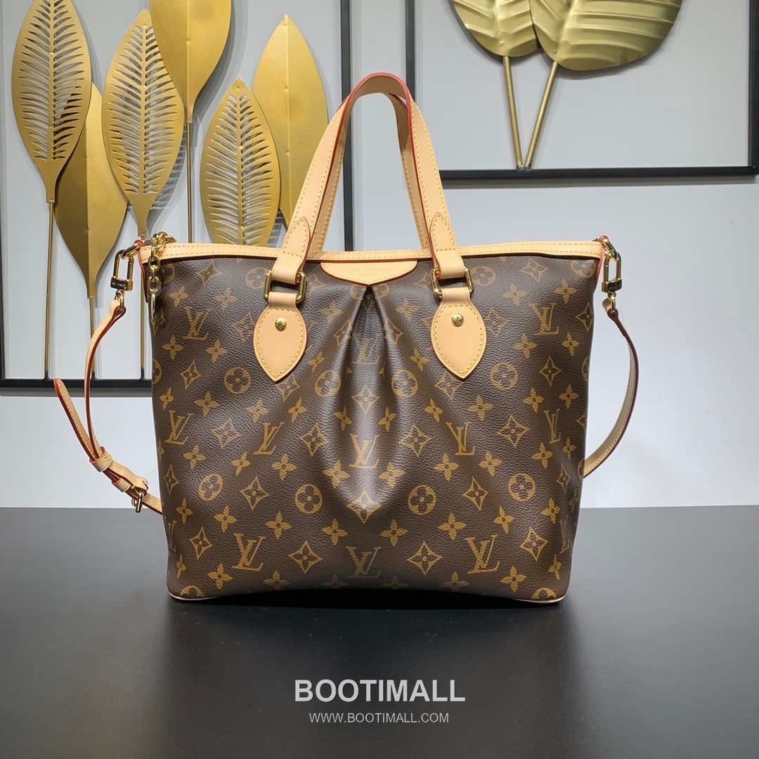 Louis Vuitton Palermo PM Monogram Canvas Tote Shoulder Bag with Zip Chain Detail 루이비통 팔레르모 PM 모노그램 캔버스 토트 숄더백 지퍼체인 M40145 37cm 1