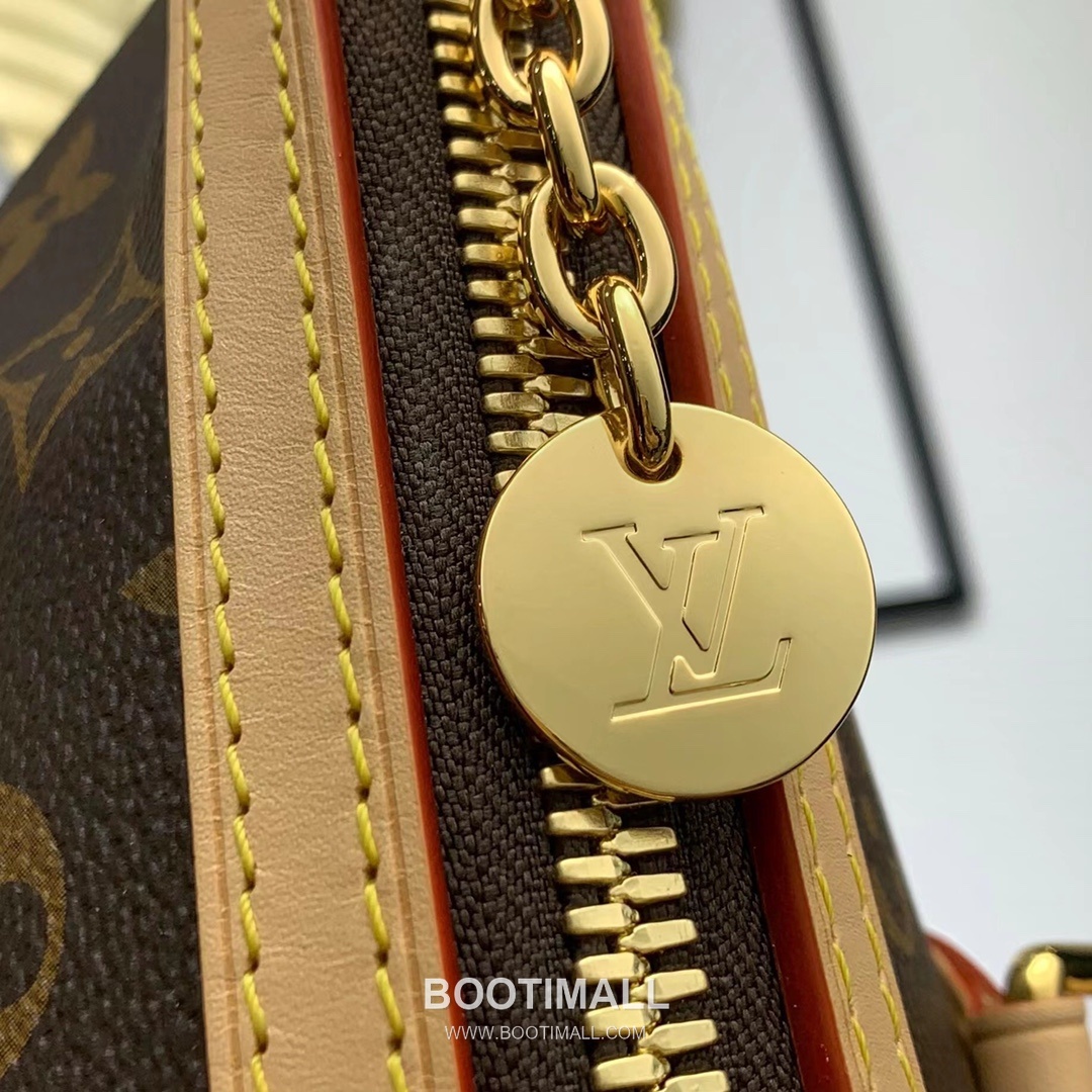 Louis Vuitton Palermo PM Monogram Canvas Tote Shoulder Bag with Zip Chain Detail 루이비통 팔레르모 PM 모노그램 캔버스 토트 숄더백 지퍼체인 M40145 37cm 6