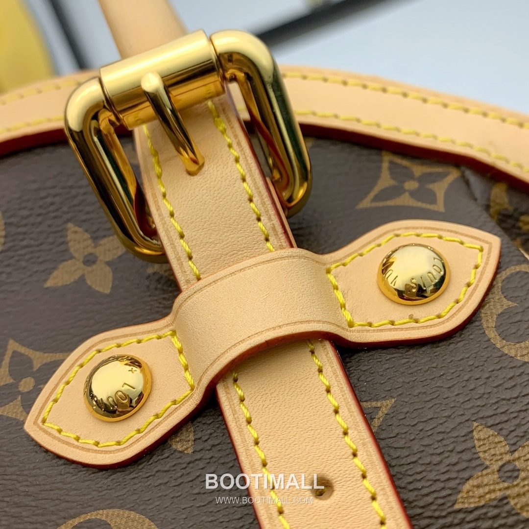 Louis Vuitton Tivoli GM Monogram Canvas Bowling Bag with Bottom Stud Detail 루이비통 티볼리 GM 모노그램 캔버스 보울링백 바닥스터드 M40144 46cm 8