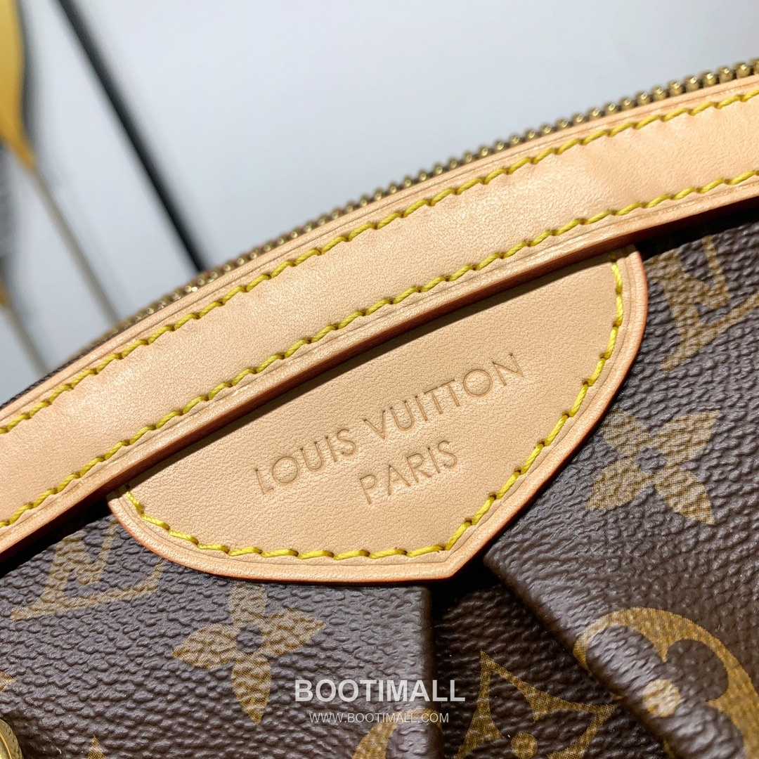 Louis Vuitton Tivoli PM Monogram Canvas Bowling Bag with Bottom Stud Detail 루이비통 티볼리 PM 모노그램 캔버스 보울링백 바닥스터드 M40143 36cm 8