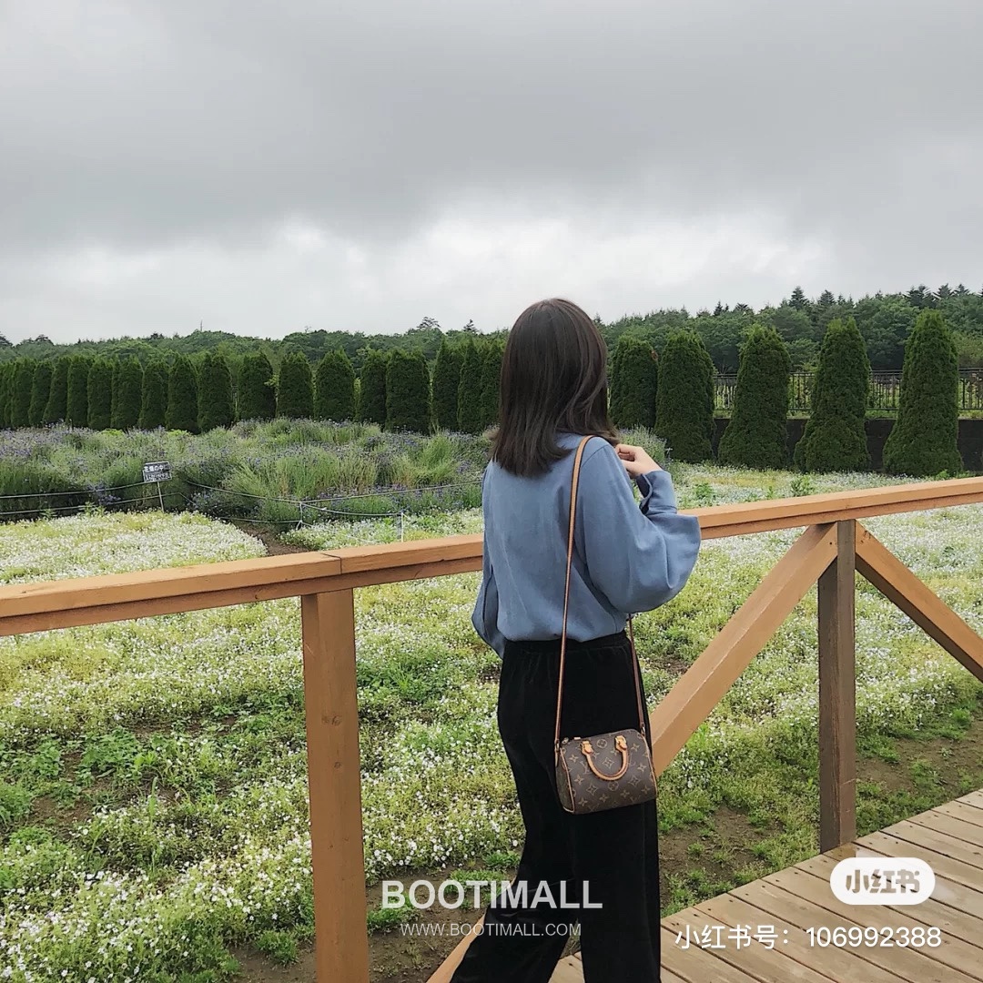 Louis Vuitton Nano Speedy Monogram Canvas Top Handle Crossbody Bag with Strap Detail 루이비통 나노 스피디 모노그램 캔버스 탑핸들 크로스백 스트랩 M61252 16cm 7