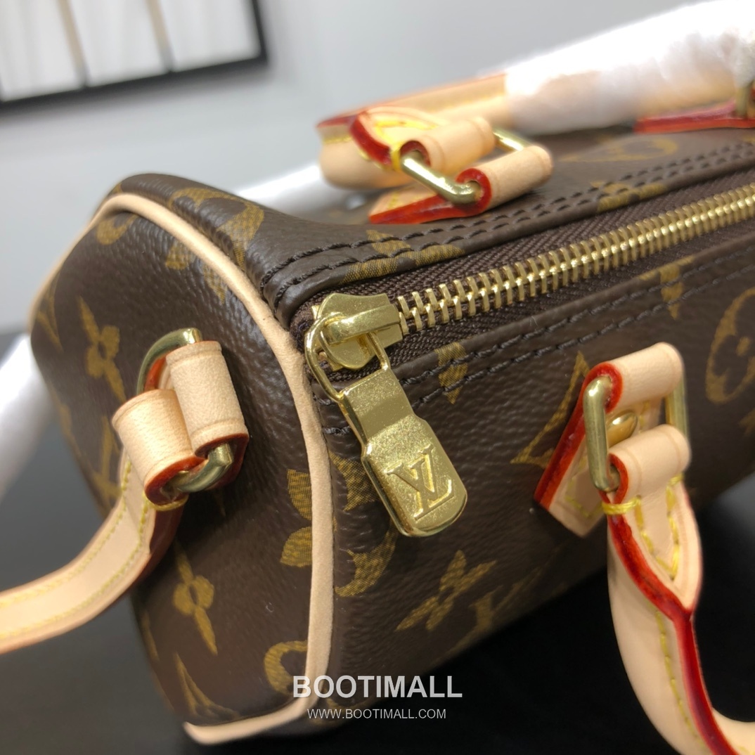 Louis Vuitton Nano Speedy Monogram Canvas Top Handle Crossbody Bag with Strap Detail 루이비통 나노 스피디 모노그램 캔버스 탑핸들 크로스백 스트랩 M61252 16cm 16