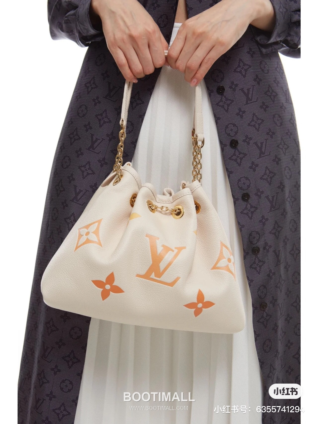Louis Vuitton Summer Bundle Monogram Empreinte Leather Bucket Bag with Drawstring Strap Detail 루이비통 서머 번들 모노그램 앙프렝뜨 버킷백 드로우스트링 M46545 28cm 2