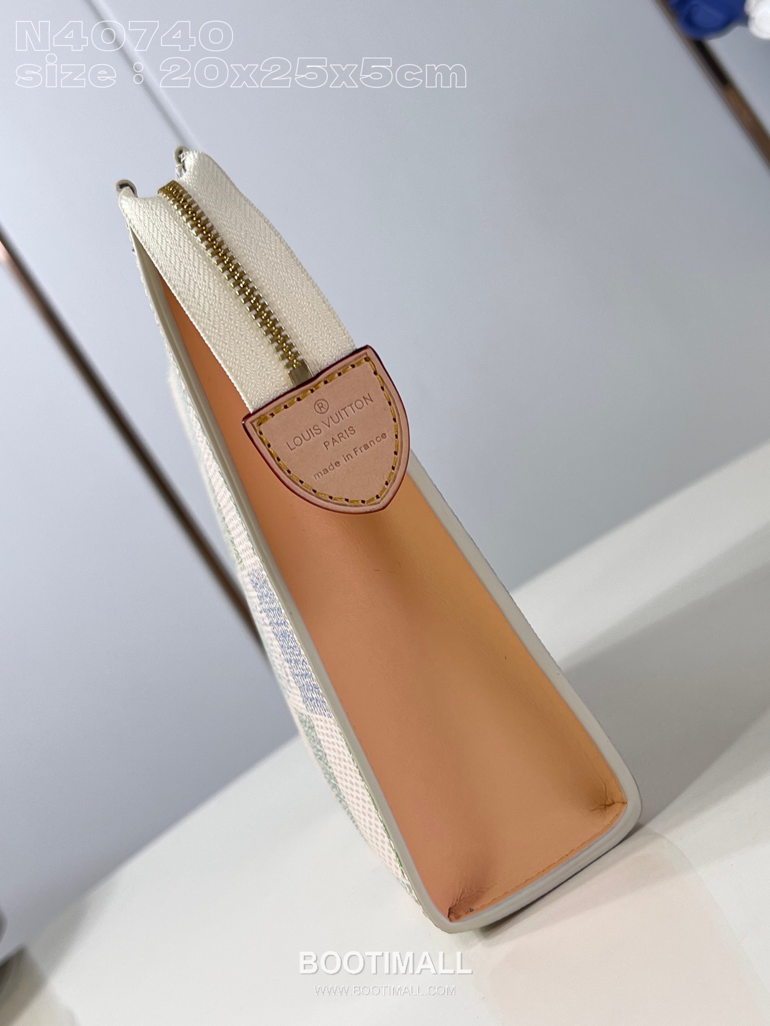 Louis Vuitton Toiletry Pouch Damier Canvas Clutch Bag with Inner Pocket Detail 루이비통 토일레트리 파우치 다미에 캔버스 클러치백 이너포켓 N40740 25cm 4