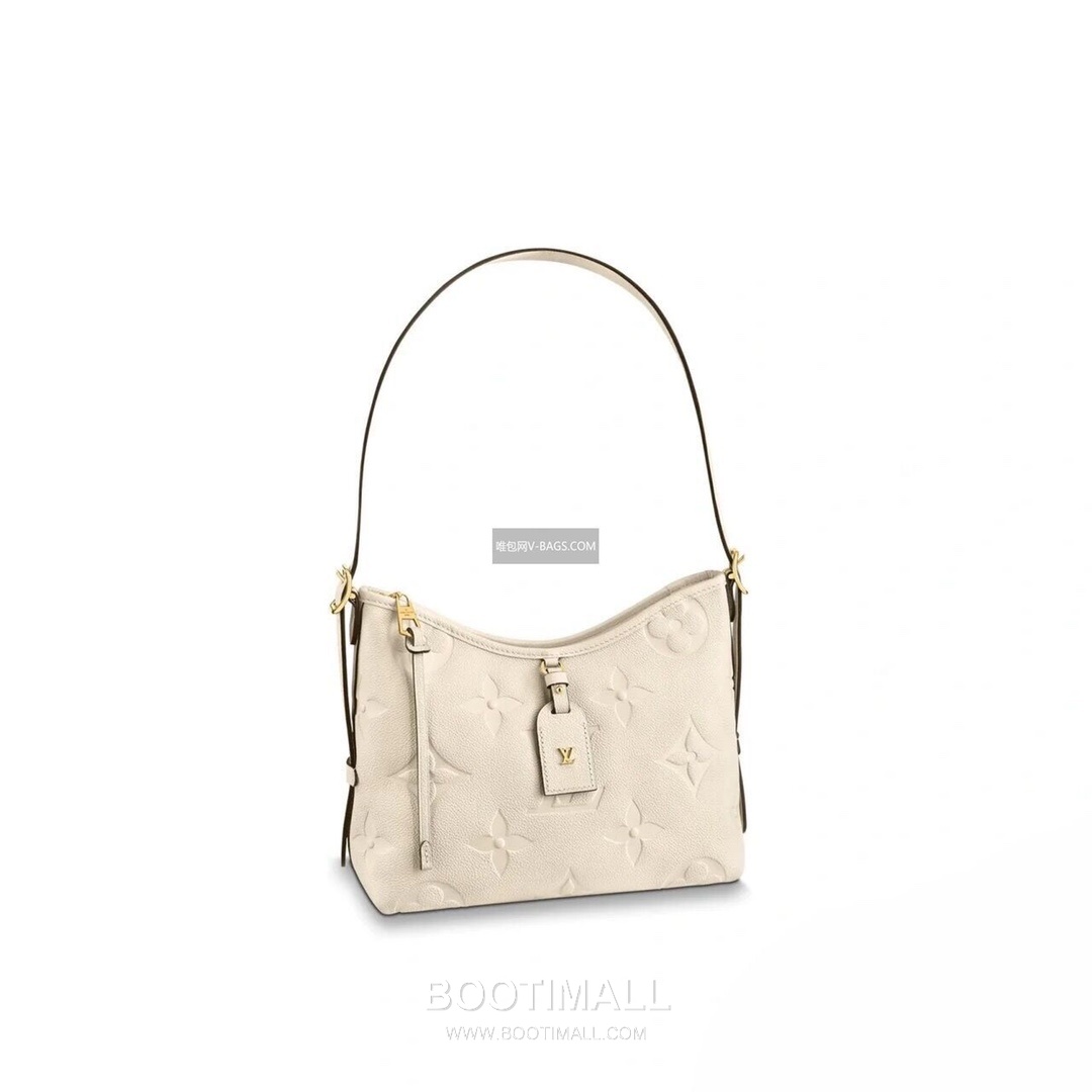 Louis Vuitton CarryAll PM Monogram Empreinte Leather Tote Shoulder Bag with Pouch Detail 루이비통 캐리올 PM 모노그램 앙프렝뜨 토트 숄더백 파우치 M46293 29cm 1