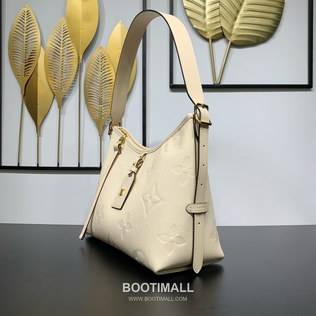 Louis Vuitton CarryAll PM Monogram Empreinte Leather Tote Shoulder Bag with Pouch Detail 루이비통 캐리올 PM 모노그램 앙프렝뜨 토트 숄더백 파우치 M46293 29cm 3