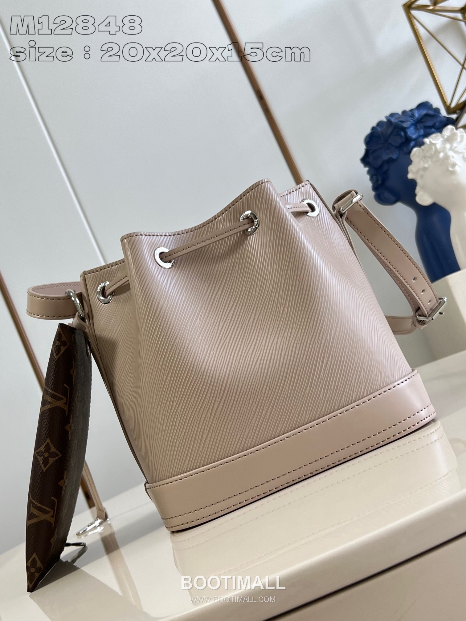 Louis Vuitton Noé BB Epi Leather Bucket Bag with Drawstring Pouch Detail 루이비통 노에 BB 에피 가죽 버킷백 드로우스트링 파우치 M12848 20cm 6