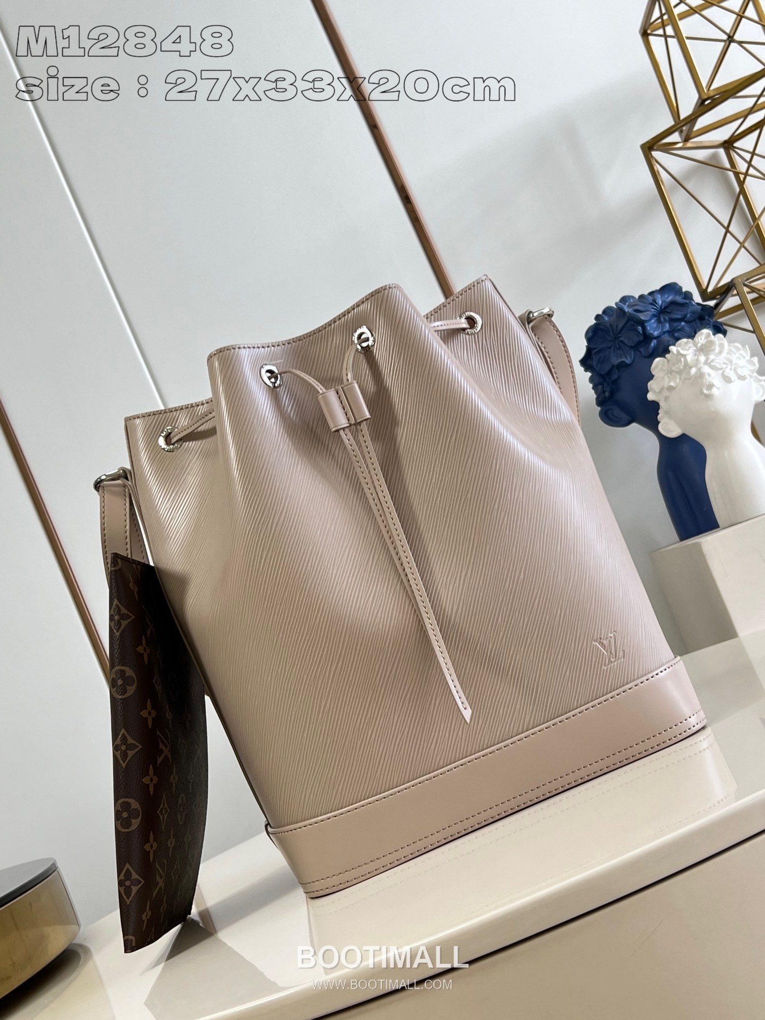 Louis Vuitton Noé MM Epi Leather Bucket Bag with Drawstring Detail 루이비통 노에 MM 에피 가죽 버킷백 드로우스트링 M12848 33cm 1