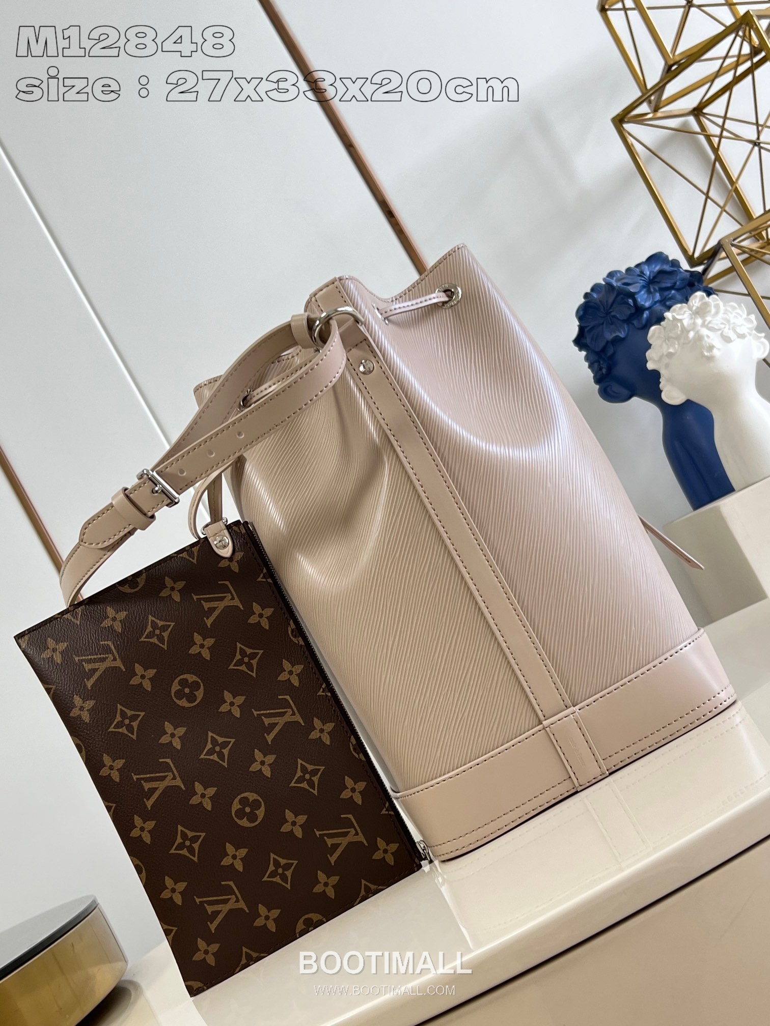 Louis Vuitton Noé MM Epi Leather Bucket Bag with Drawstring Detail 루이비통 노에 MM 에피 가죽 버킷백 드로우스트링 M12848 33cm 4