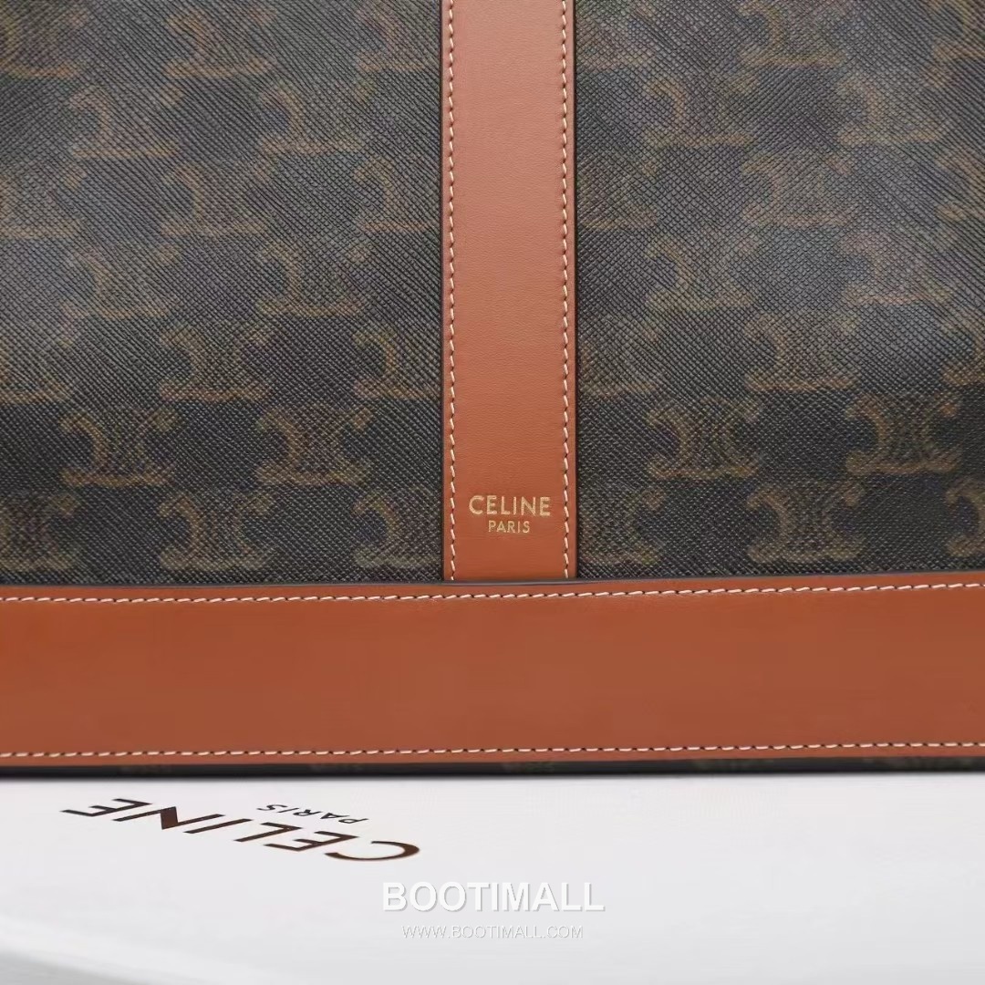 Celine Bucket Shopper Monogram Canvas Cowhide Tote Bag with Large Capacity Detail 셀린느 버킷 쇼퍼 모노그램 캔버스 카우하이드 토트백 대용량 115072 31.5cm 6