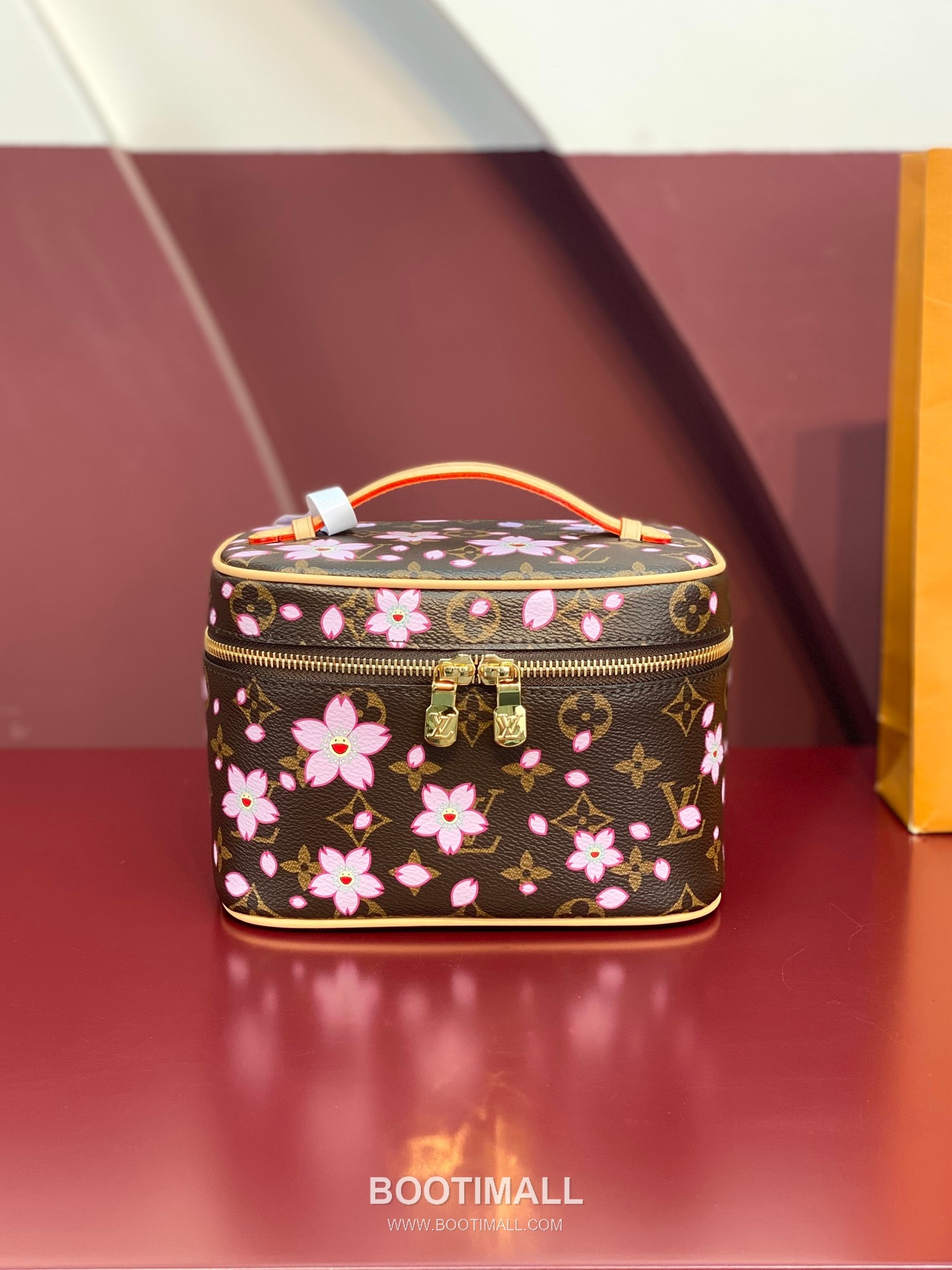 Louis Vuitton Nice Mini Monogram Canvas Cherry Blossom Cosmetic Pouch with Double Zip Detail 루이비통 나이스 미니 모노그램 체리블라썸 코스메틱 파우치 더블지퍼 M14181 20cm 2