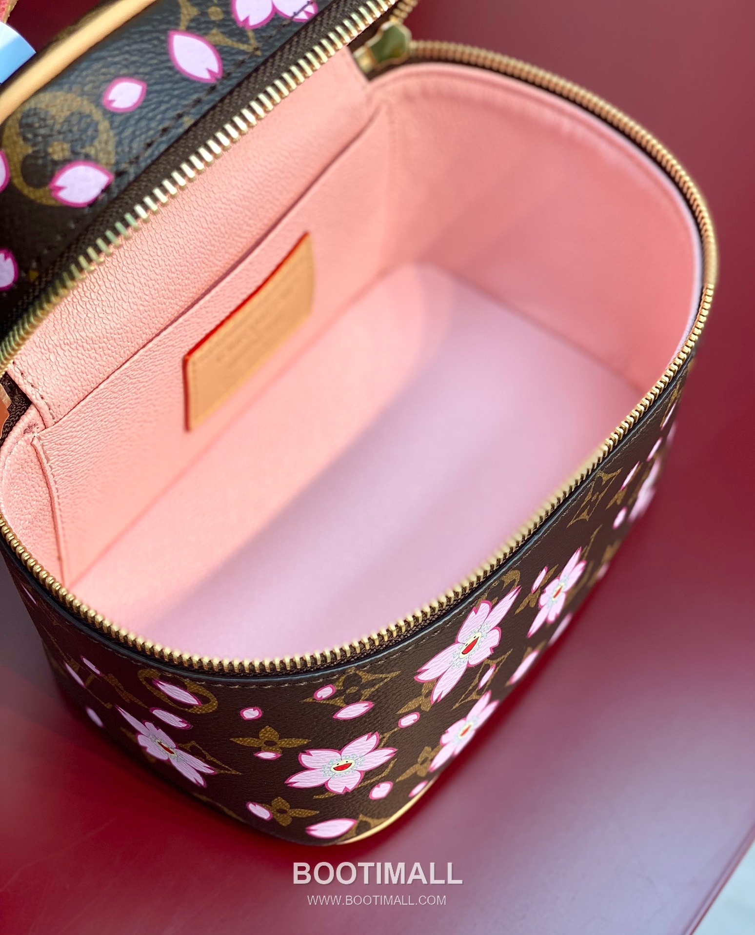 Louis Vuitton Nice Mini Monogram Canvas Cherry Blossom Cosmetic Pouch with Double Zip Detail 루이비통 나이스 미니 모노그램 체리블라썸 코스메틱 파우치 더블지퍼 M14181 20cm 5