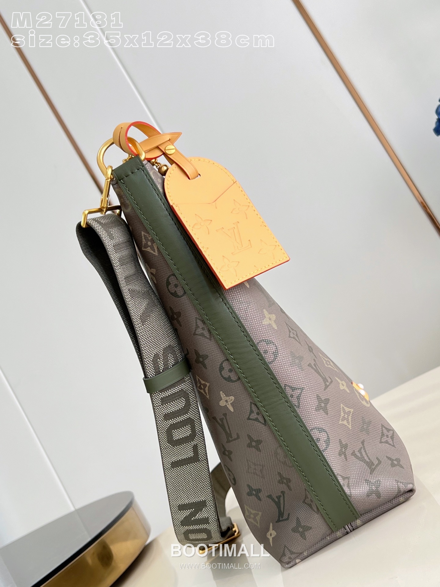 Louis Vuitton Vagabond Hobo Monogram Surplus Canvas Shoulder Bag with Wide Strap Detail 루이비통 바가본드 호보 모노그램 서플러스 숄더백 와이드스트랩 M27181 38cm 4