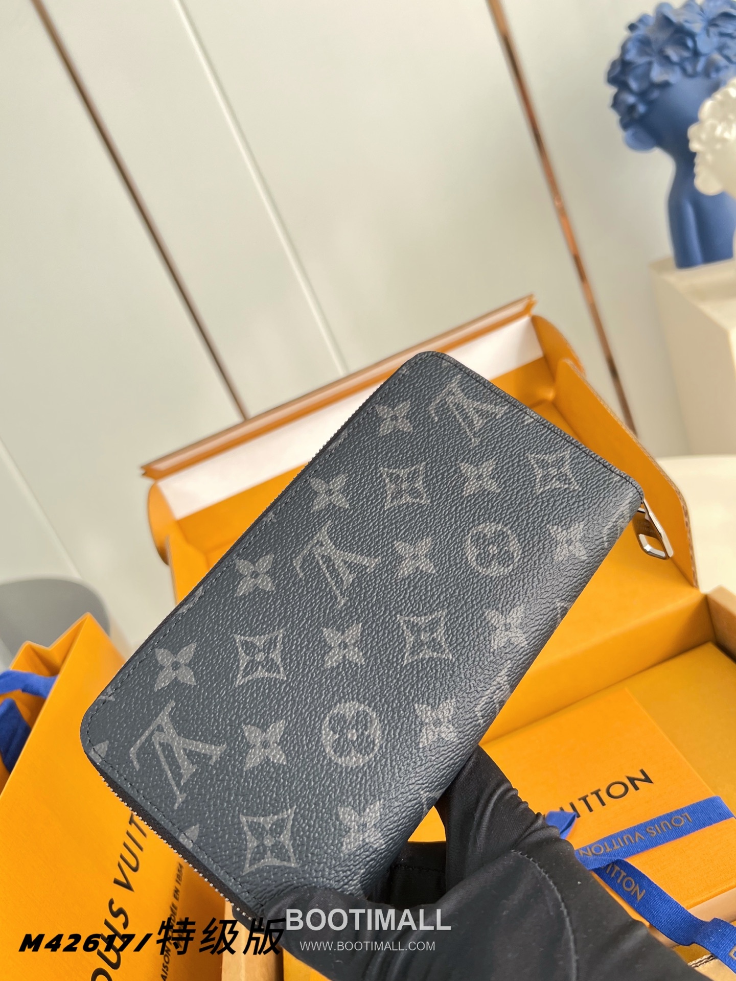 Louis Vuitton Zippy Wallet Monogram Canvas Long Wallet with Zip Around Detail 루이비통 지피 월렛 모노그램 캔버스 장지갑 집어라운드 M42617 19.5cm 3