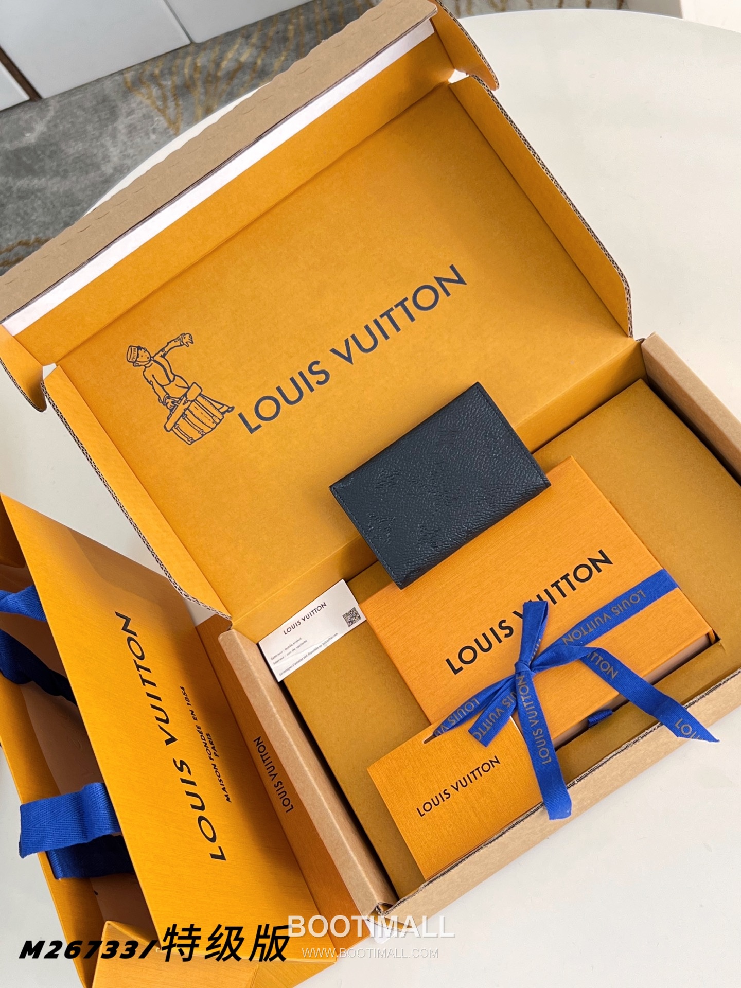 Louis Vuitton Slim Card Holder Monogram Midnight Canvas Card Case with Snap Detail 루이비통 슬림 카드 홀더 모노그램 미드나잇 카드케이스 스냅 M26733 10.6cm 2