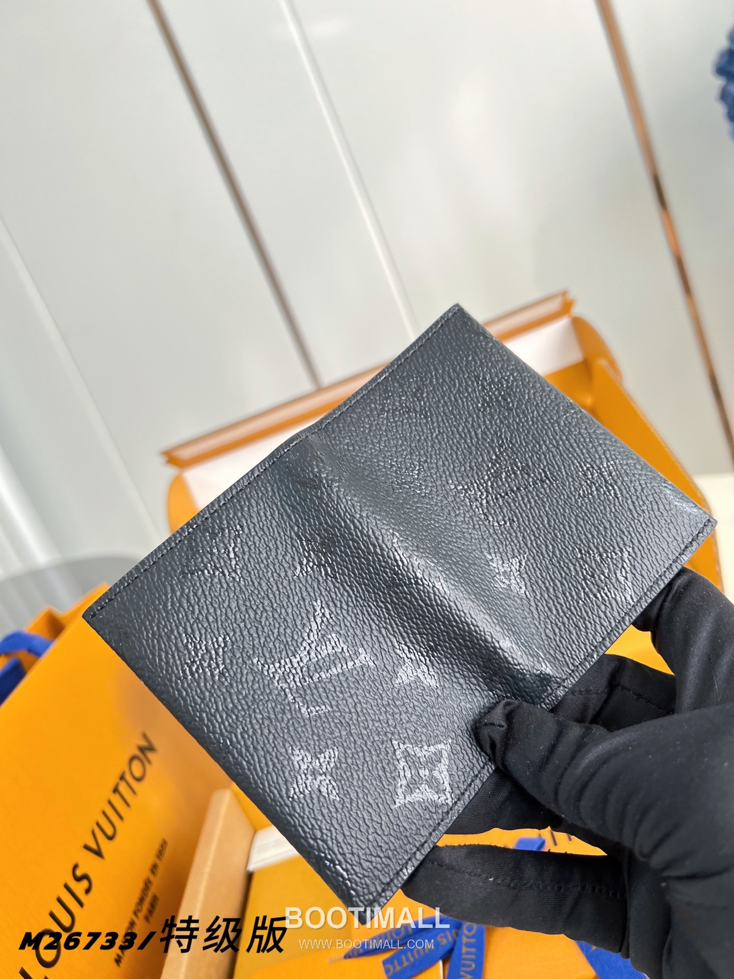 Louis Vuitton Slim Card Holder Monogram Midnight Canvas Card Case with Snap Detail 루이비통 슬림 카드 홀더 모노그램 미드나잇 카드케이스 스냅 M26733 10.6cm 5