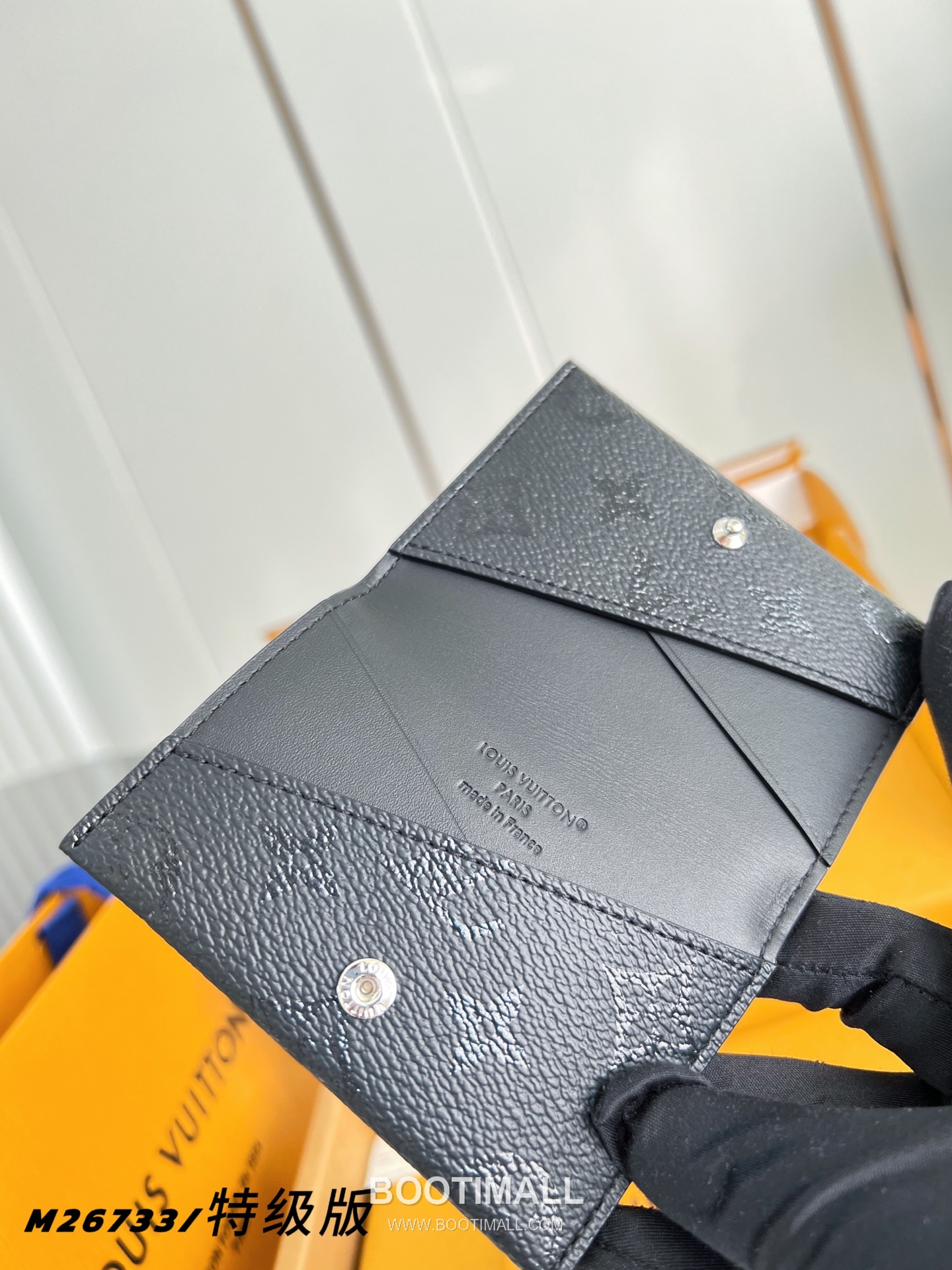 Louis Vuitton Slim Card Holder Monogram Midnight Canvas Card Case with Snap Detail 루이비통 슬림 카드 홀더 모노그램 미드나잇 카드케이스 스냅 M26733 10.6cm 6