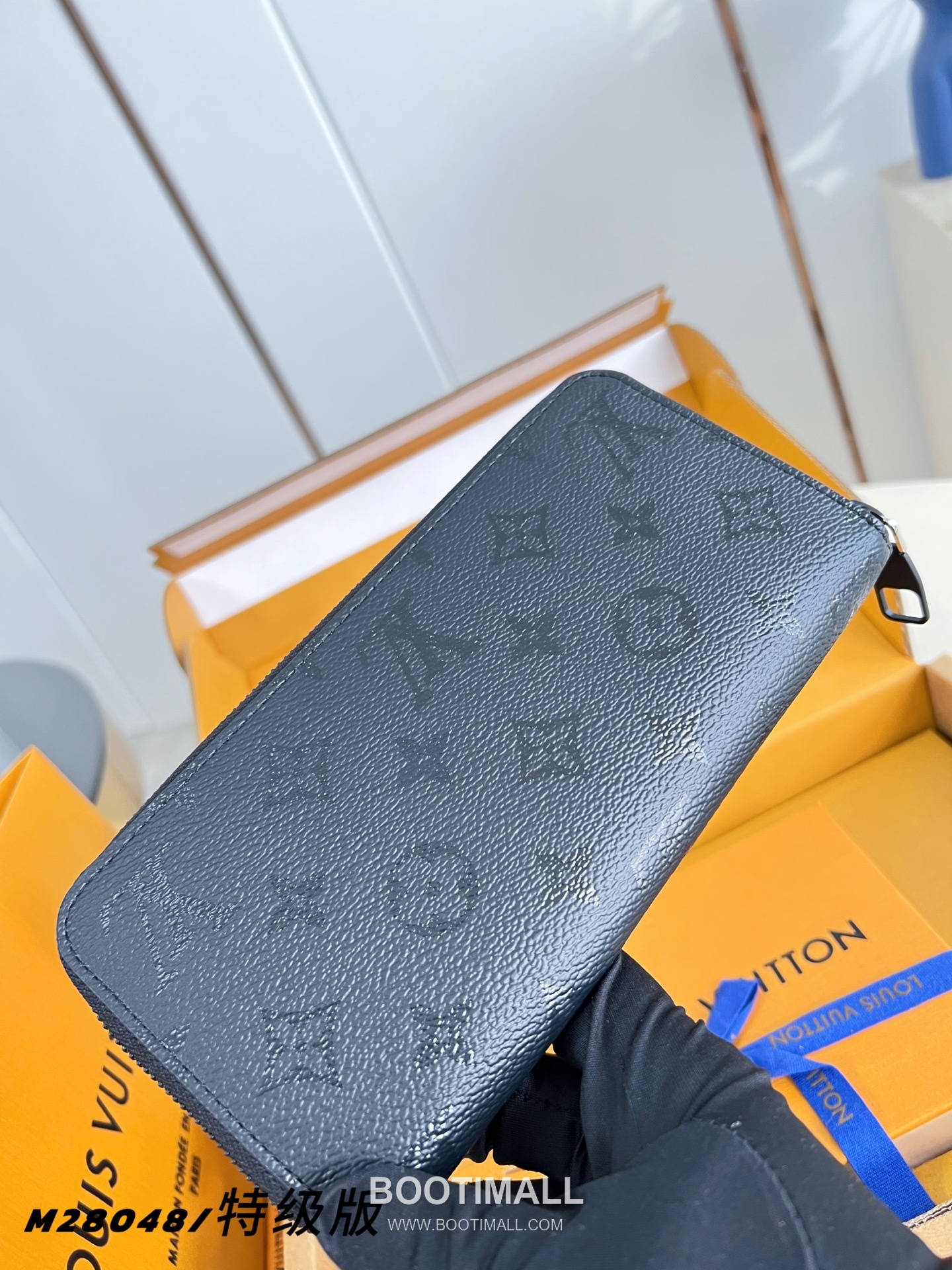 Louis Vuitton Zippy Horizontal Wallet Monogram Midnight Canvas Long Wallet with Zip Detail 루이비통 지피 호리존탈 월렛 모노그램 미드나잇 장지갑 집어라운드 M28048 21cm 3
