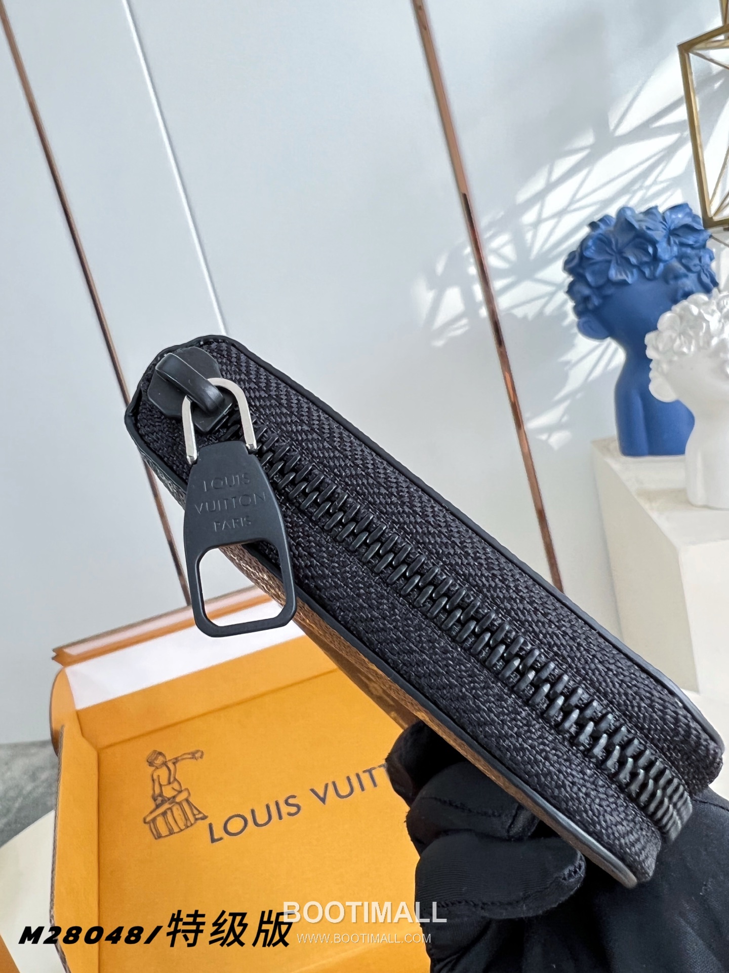 Louis Vuitton Zippy Horizontal Wallet Monogram Midnight Canvas Long Wallet with Zip Detail 루이비통 지피 호리존탈 월렛 모노그램 미드나잇 장지갑 집어라운드 M28048 21cm 4