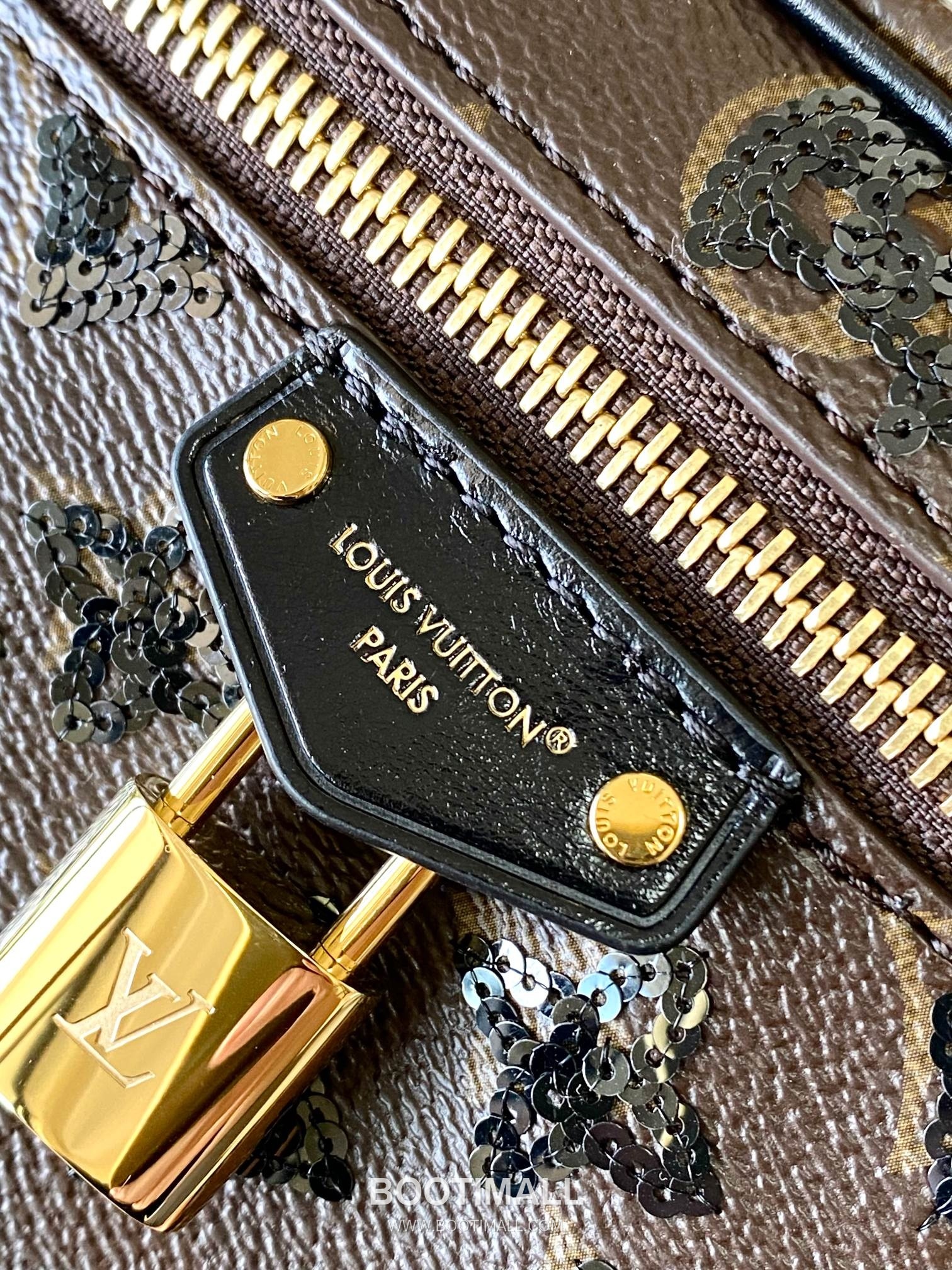 Louis Vuitton Vanity Chain Pouch Monogram Sequin Canvas Mini Chain Bag 루이비통 베니티 체인 파우치 모노그램 스팽글 미니 체인백 M27049 19cm 12