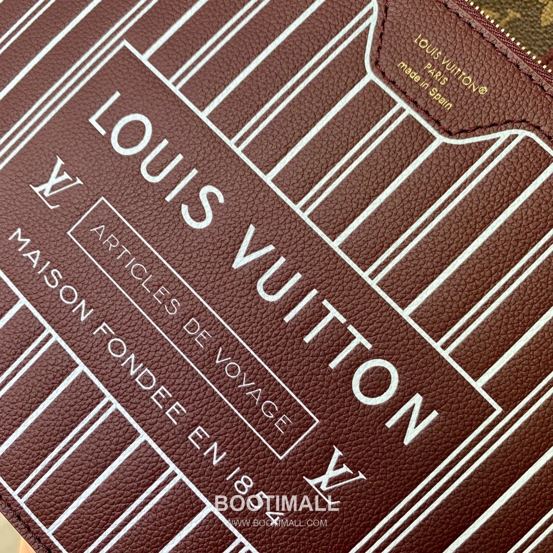 Louis Vuitton Neverfull MM Inside Out Monogram Canvas Reversible Tote Bag with Pouch Detail 루이비통 네버풀 MM 인사이드아웃 모노그램 리버서블 토트백 파우치 M25663 31cm 6