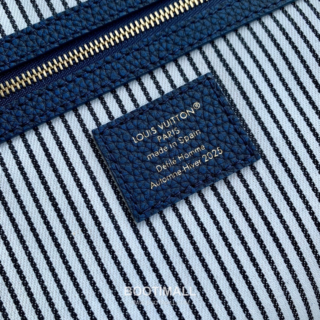 Louis Vuitton Keepall Bandoulière 50 Damier Denim Travel Bag with Koi Patchwork Detail 루이비통 키폴 반둘리에 50 다미에 데님 여행가방 코이패치 M26117 50cm 8