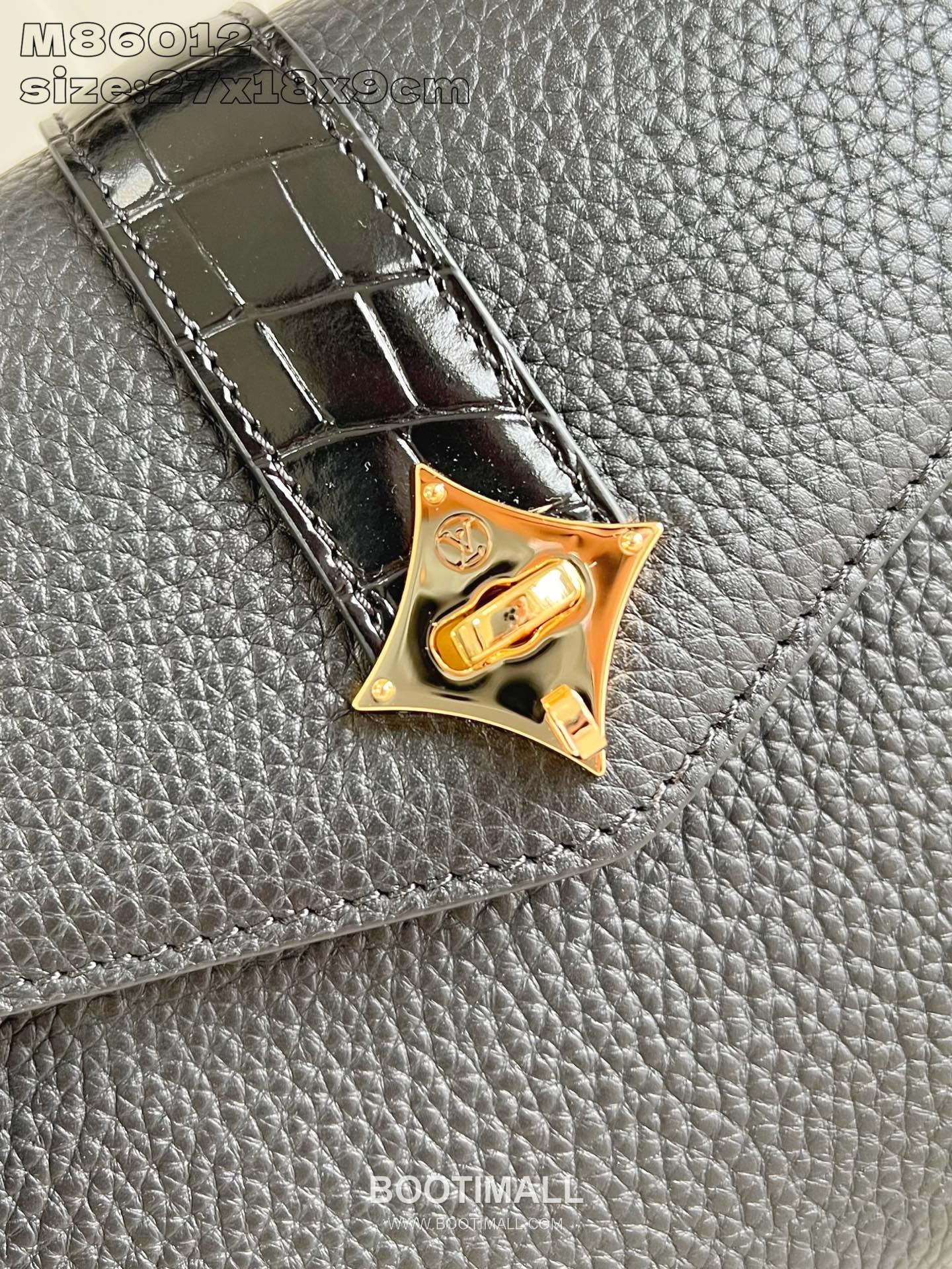 Louis Vuitton Rose des Vents PM Crocodile Embossed Calfskin Top Handle Bag with LV Padlock Detail 루이비통 로즈 데 방 PM 악어엠보 카프스킨 탑핸들백 패드락 M86012 27cm 2