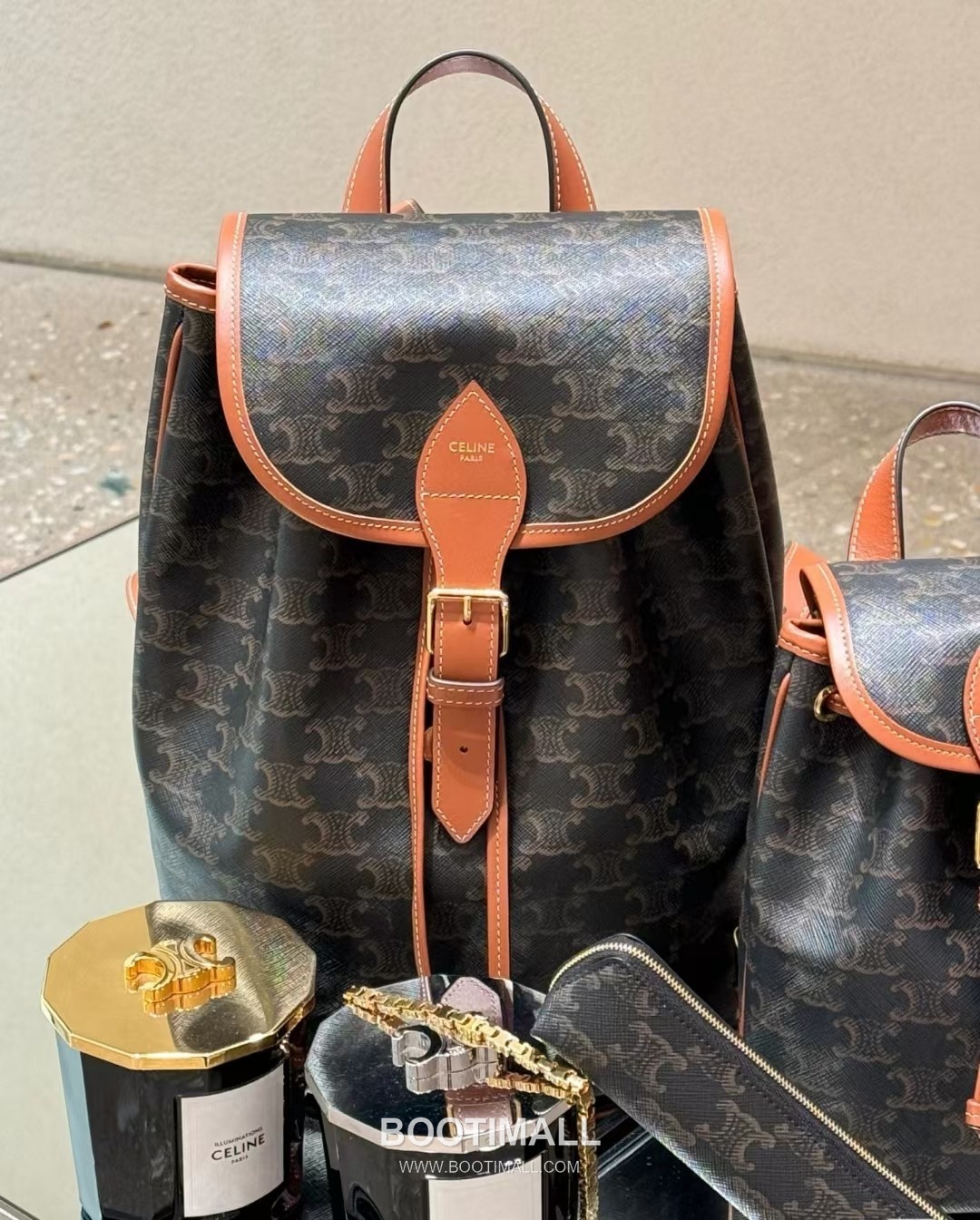 Celine Large Backpack Cowhide Leather Casual Bag with Minimal Design 셀린느 라지 백팩 카우하이드 레더 캐주얼백 미니멀디자인 117902 29.5cm 5