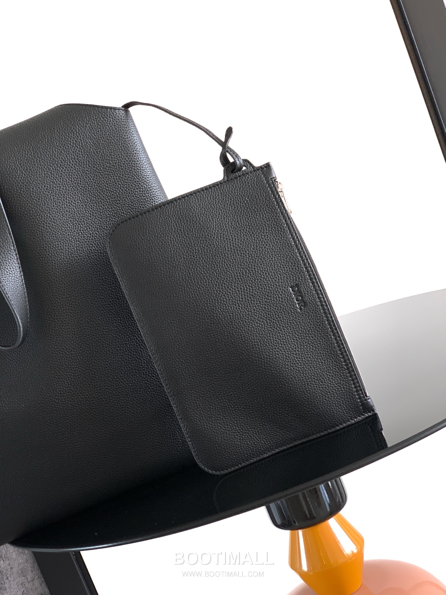 Dior Privé Calfskin Tote Bag with Front Pocket Embossed Logo Detail 디올 프리베 카프스킨 토트백 프론트포켓 엠보싱로고 1LLSH276KEC 39.5cm 4