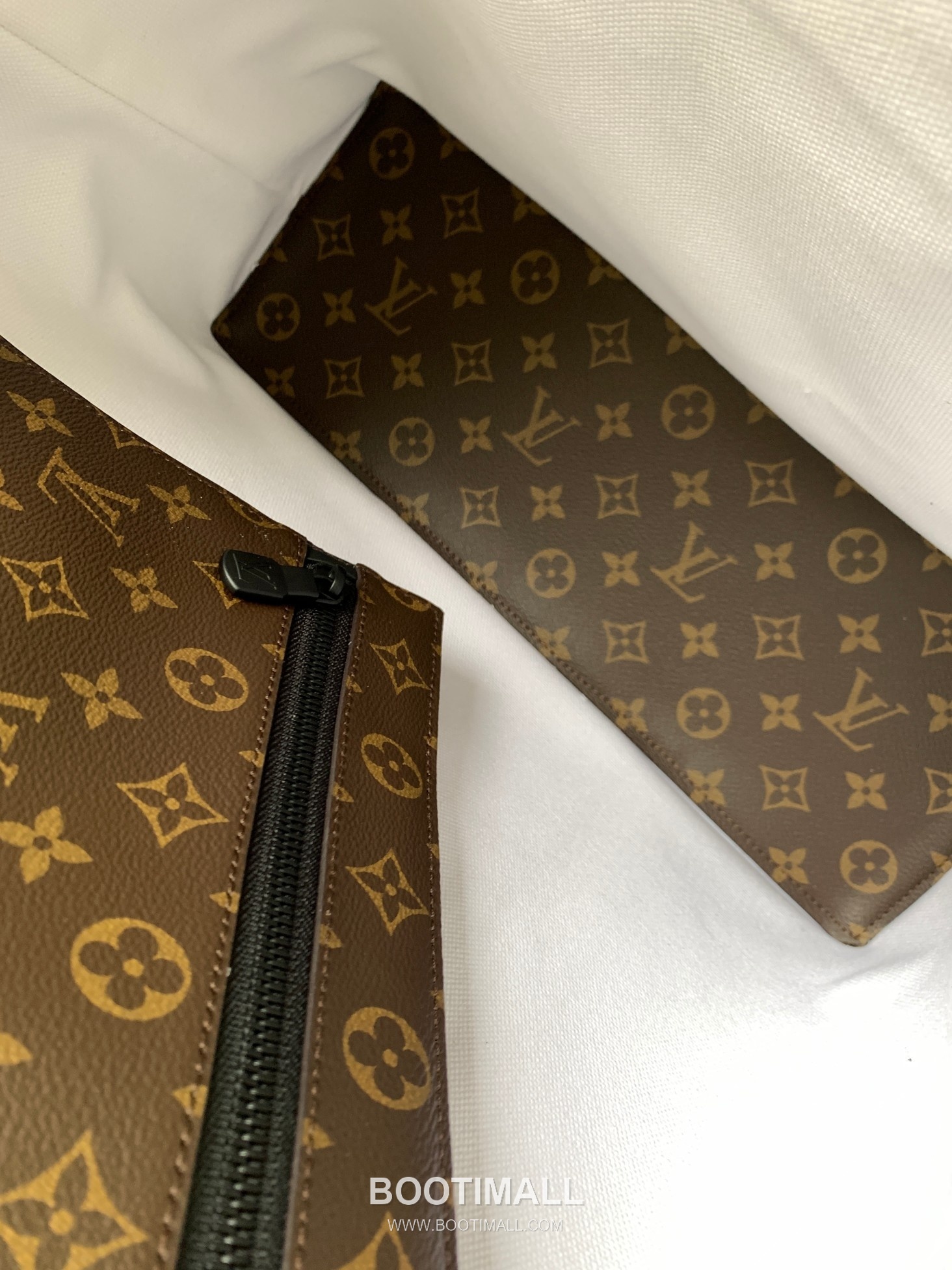 Louis Vuitton Week-End Monogram Macassar Canvas Tote Bag with Strap Pocket Detail 루이비통 위크엔드 모노그램 마카사르 캔버스 토트백 스트랩 포켓 M45734 37cm 7