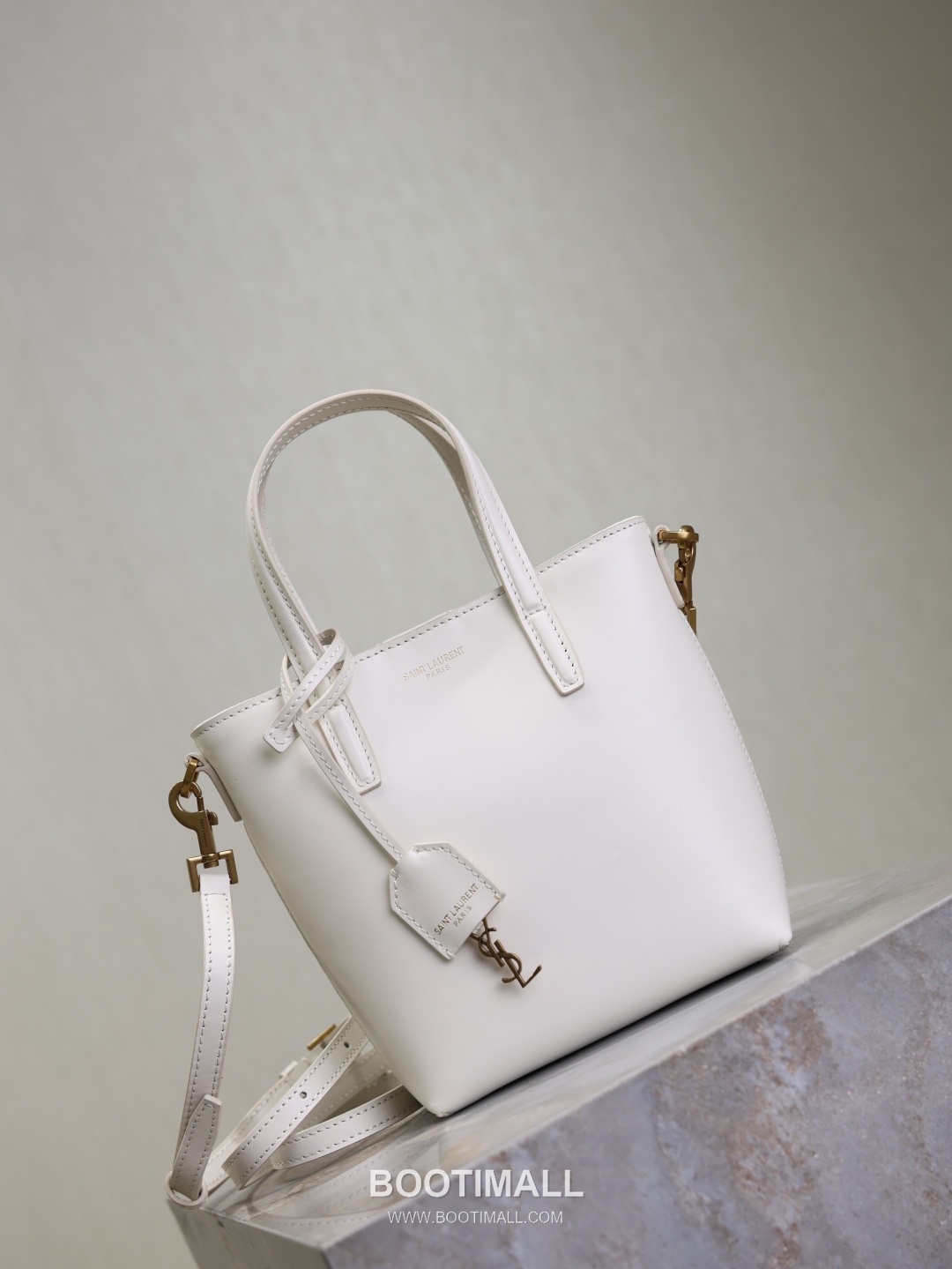 Saint Laurent Mini Toy Smooth Calfskin Tote Bag with YSL Charm Detail 생로랑 미니 토이 스무스 카프스킨 토트백 YSL참 712367 18cm 11