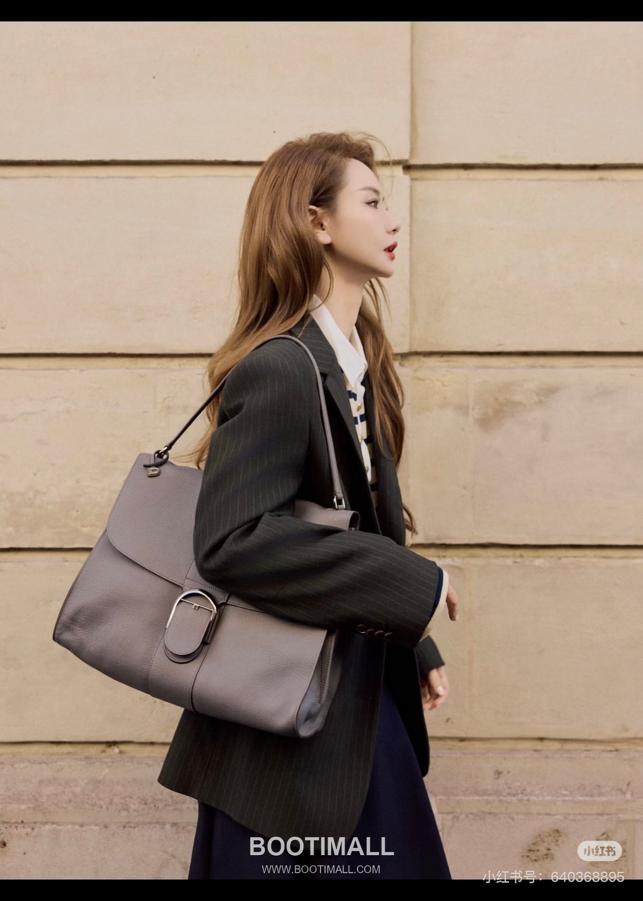 Delvaux Tempo Aluire Calfskin Tote Bag with Flap Strap Pocket Detail 델보 템포 알뤼르 카프스킨 토트백 플랩 스트랩 포켓 37.5cm 1