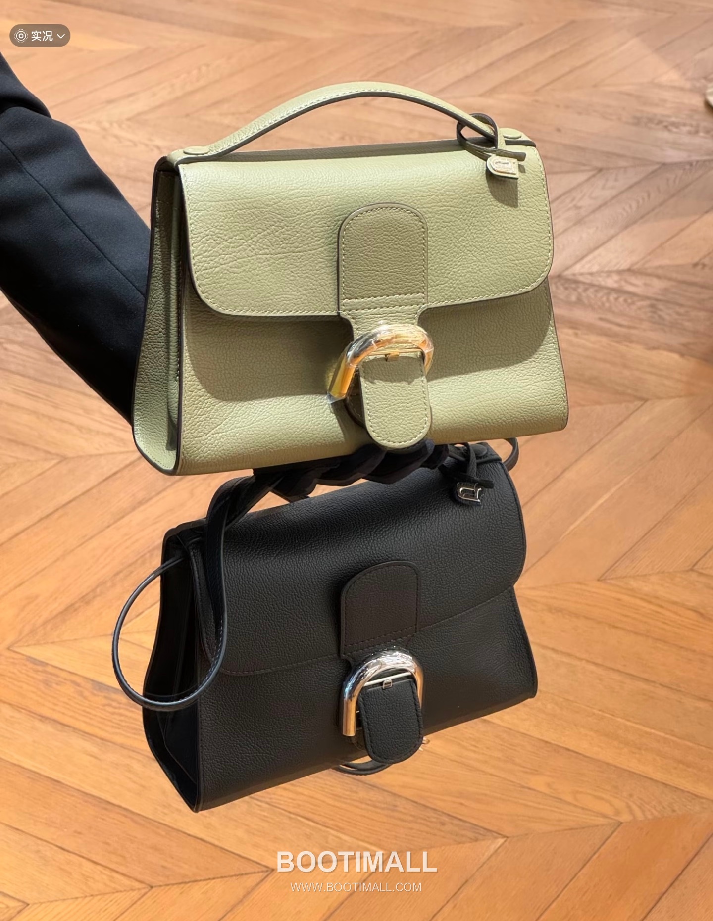 Delvaux Tempo Aluire Calfskin Tote Bag with Strap Flap Metal Detail 델보 템포 알뤼르 카프스킨 토트백 스트랩 플랩 메탈 23cm 7