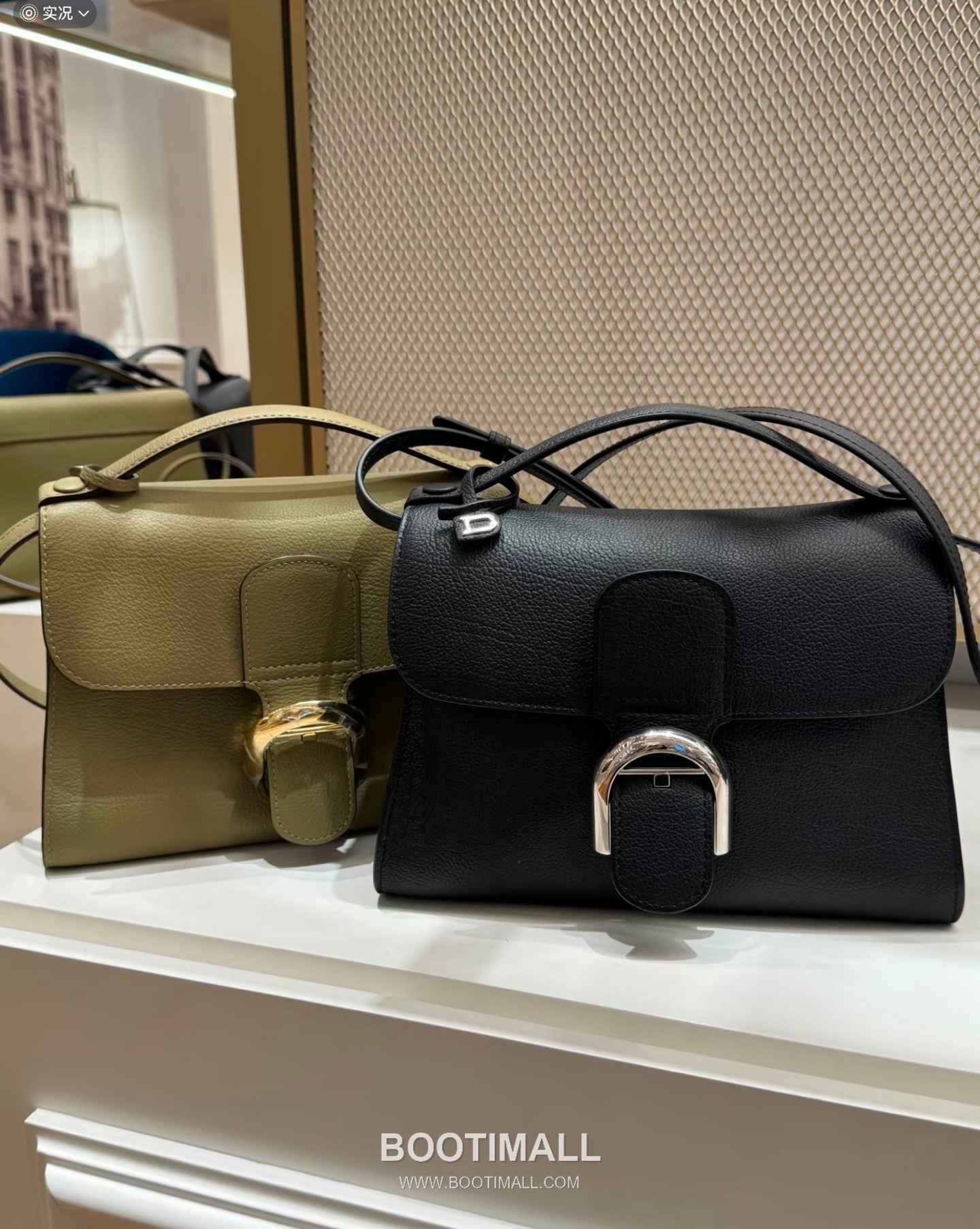 Delvaux Tempo Aluire Calfskin Tote Bag with Strap Flap Metal Detail 델보 템포 알뤼르 카프스킨 토트백 스트랩 플랩 메탈 23cm 8