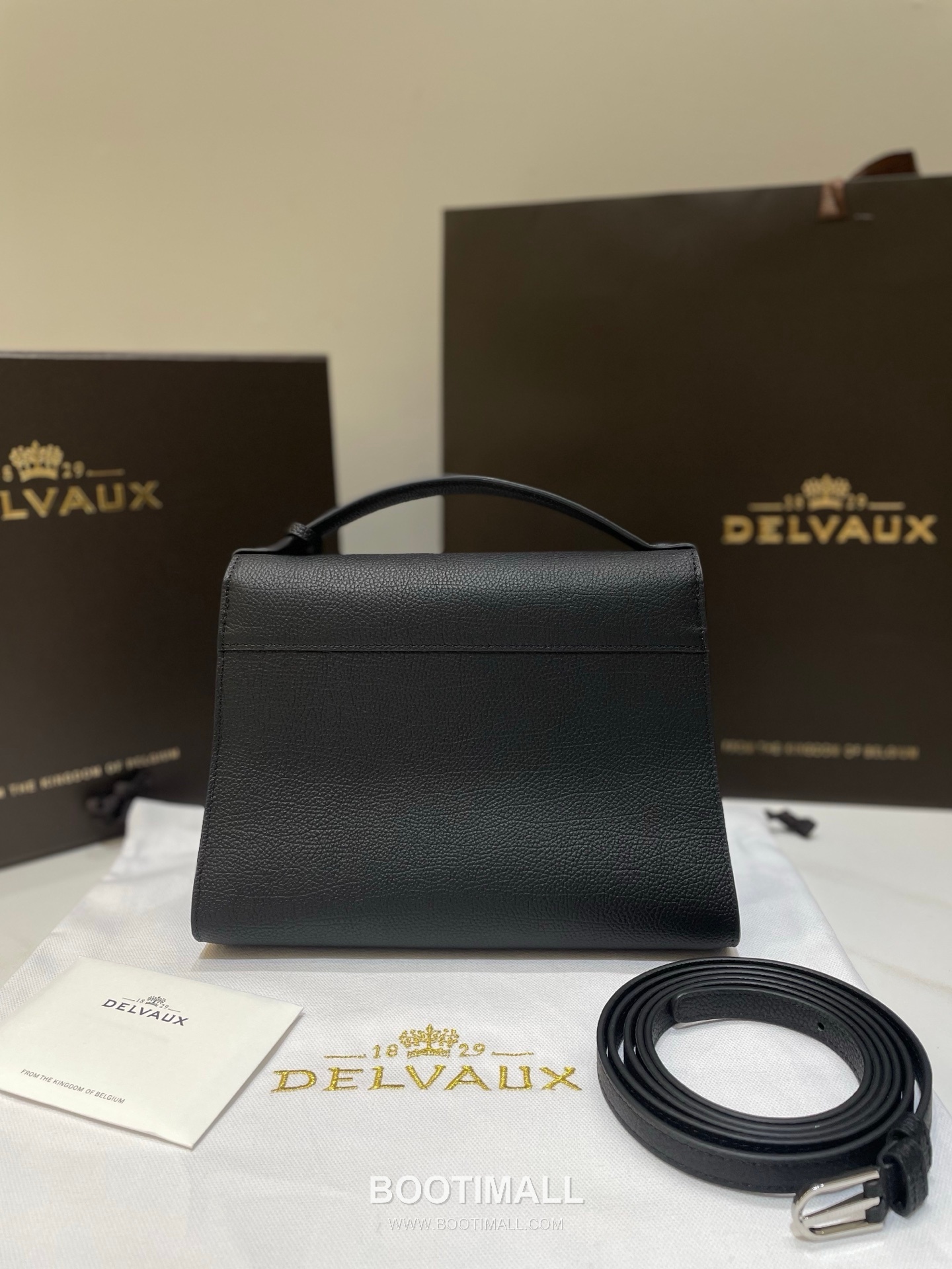 Delvaux Tempo Aluire Calfskin Tote Bag with Strap Flap Metal Detail 델보 템포 알뤼르 카프스킨 토트백 스트랩 플랩 메탈 23cm 11