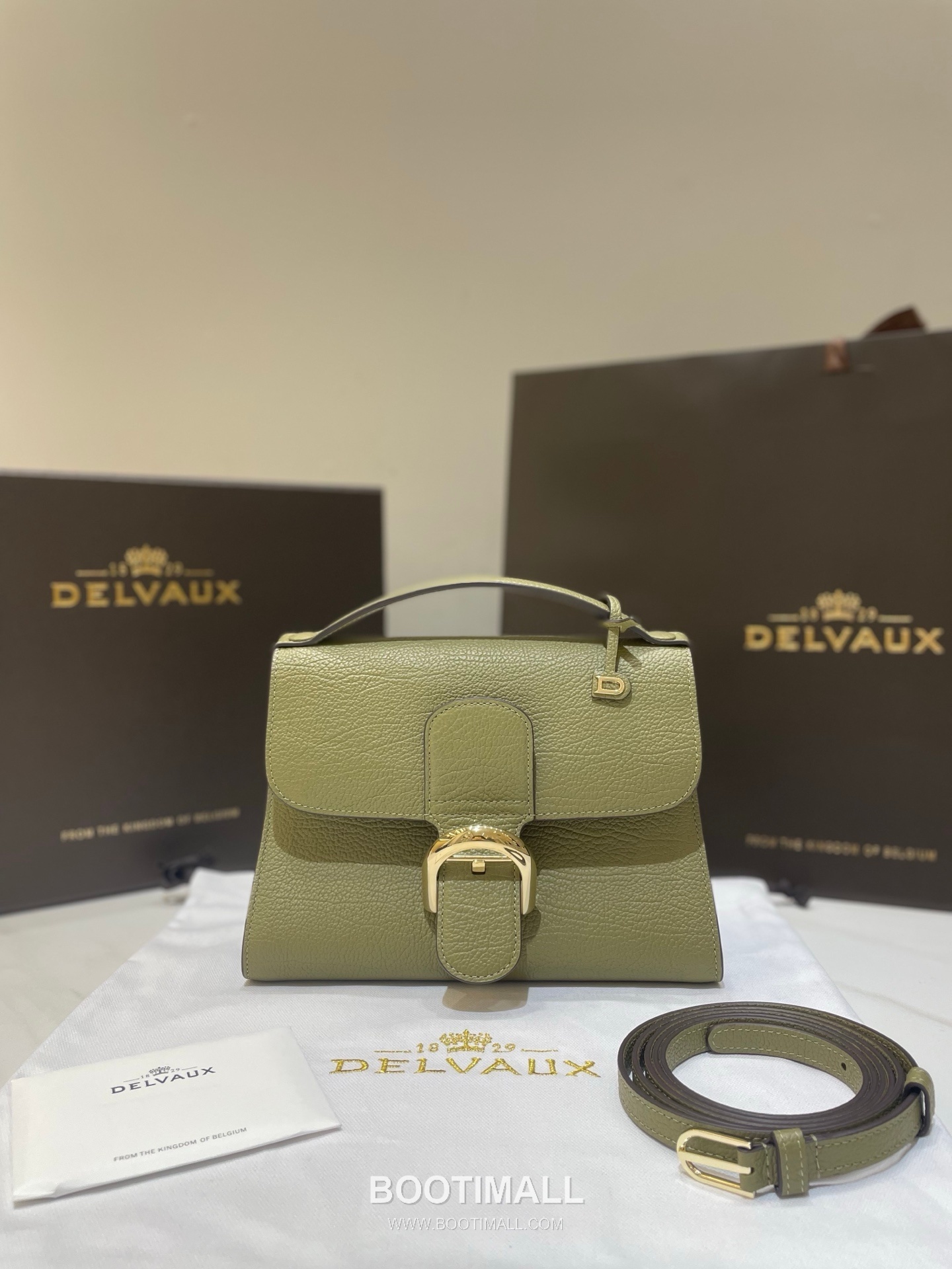 Delvaux Tempo Aluire Calfskin Tote Bag with Strap Flap Metal Detail 델보 템포 알뤼르 카프스킨 토트백 스트랩 플랩 메탈 23cm 7