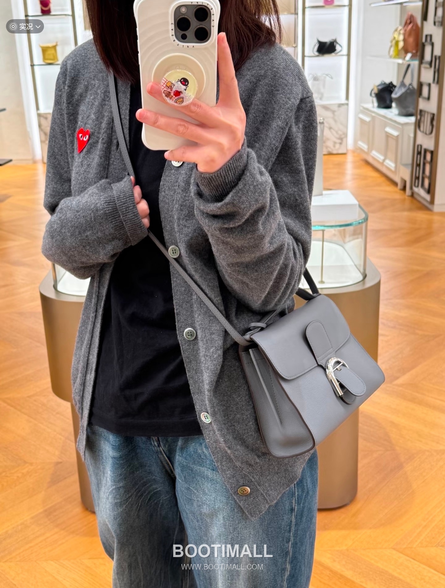 Delvaux Tempo Aluire Calfskin Tote Bag with Strap Flap Metal Detail 델보 템포 알뤼르 카프스킨 토트백 스트랩 플랩 메탈 23cm 4