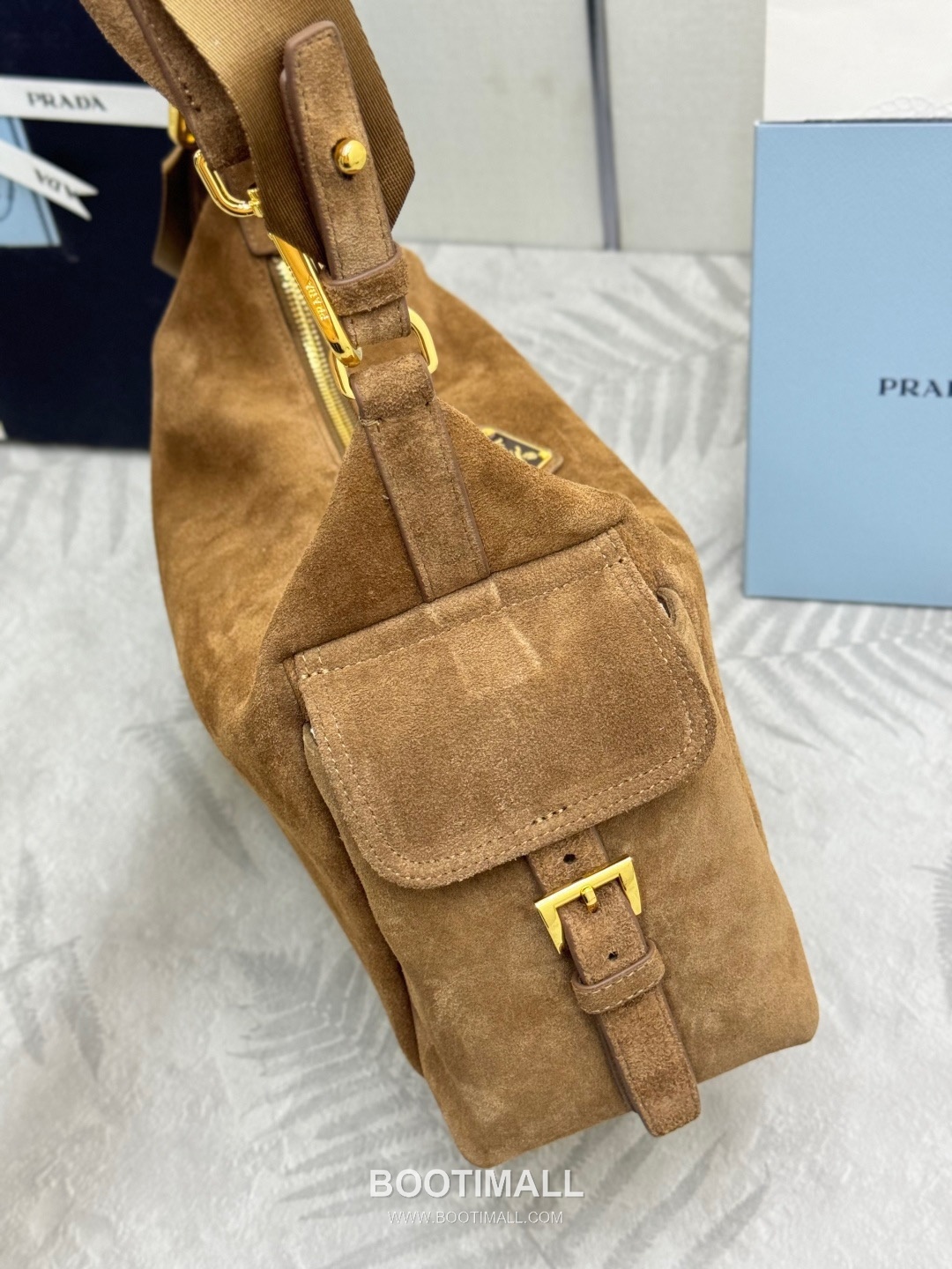 Prada Re-Nylon Calfskin Backpack with Multi Pocket Strap Detail 프라다 리나일론 카프스킨 멀티포켓 스트랩 1BC264 32cm 4