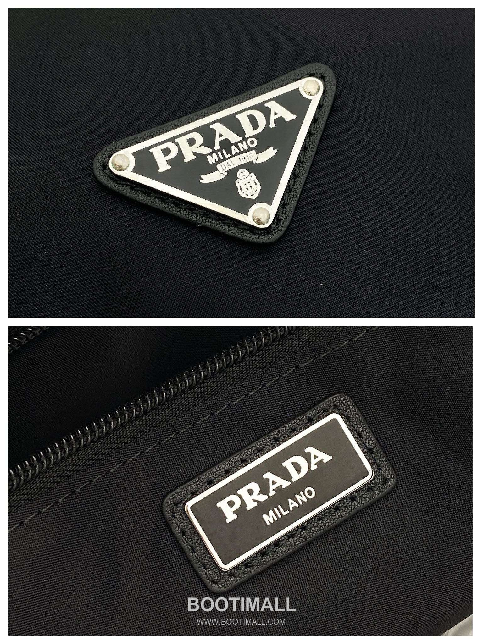 Prada Parachute Nylon Travel Duffle Bag with Triangle Logo Zip Detail 프라다 패러슈트 나일론 트라이앵글 로고 집 더플백 2VC015A 49cm 9